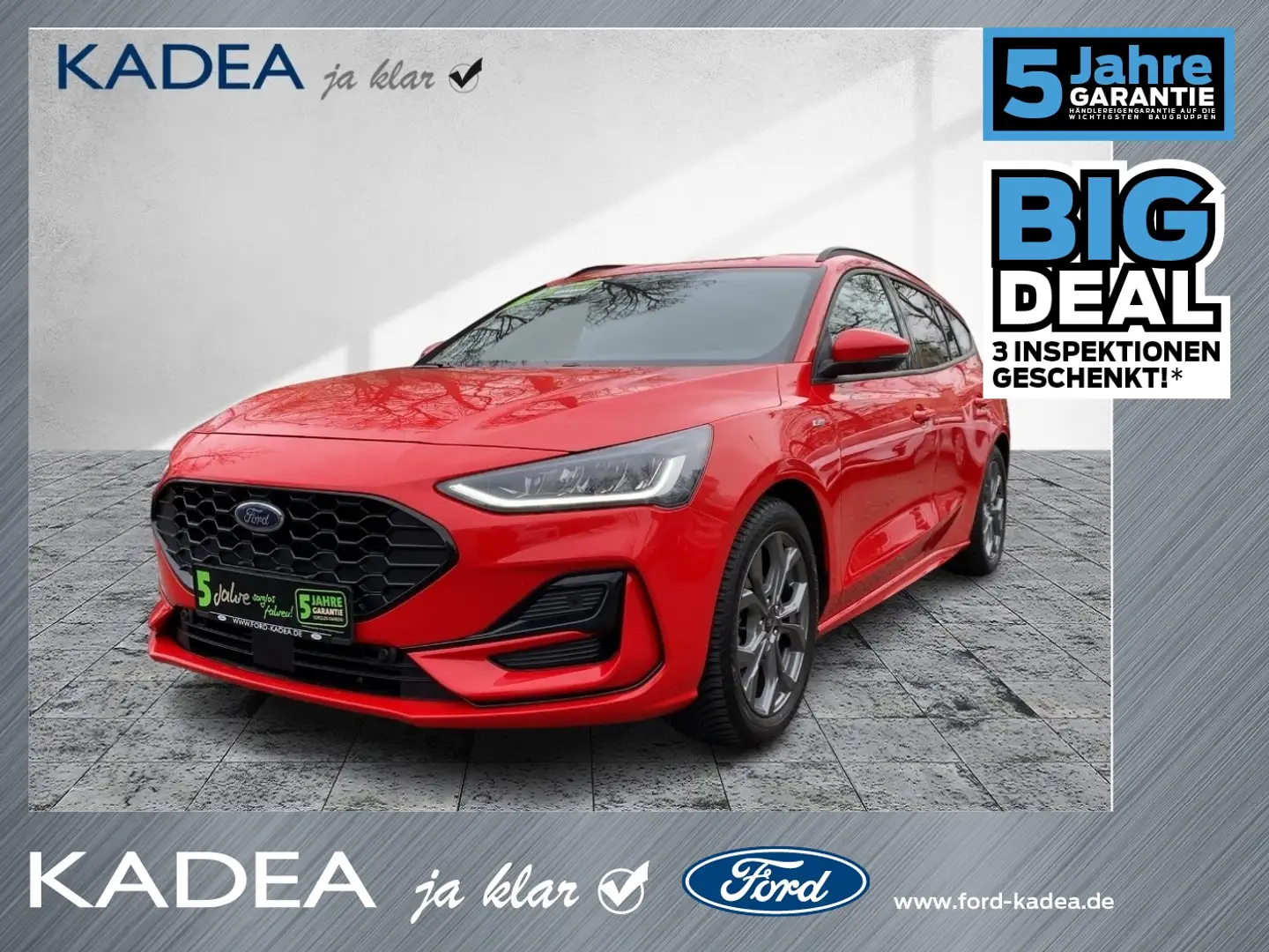 Ford Focus Turnier ST-Line X SYNC 4|Kamera|ACC|Navi Rot - 1