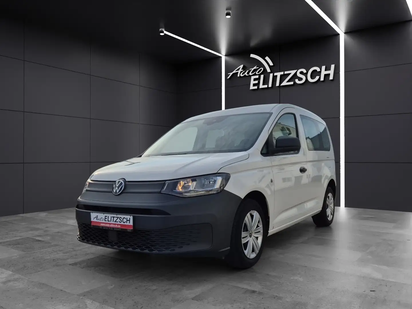 Volkswagen Caddy Kombi TDI EcoProfi Klima SH Weiß - 2