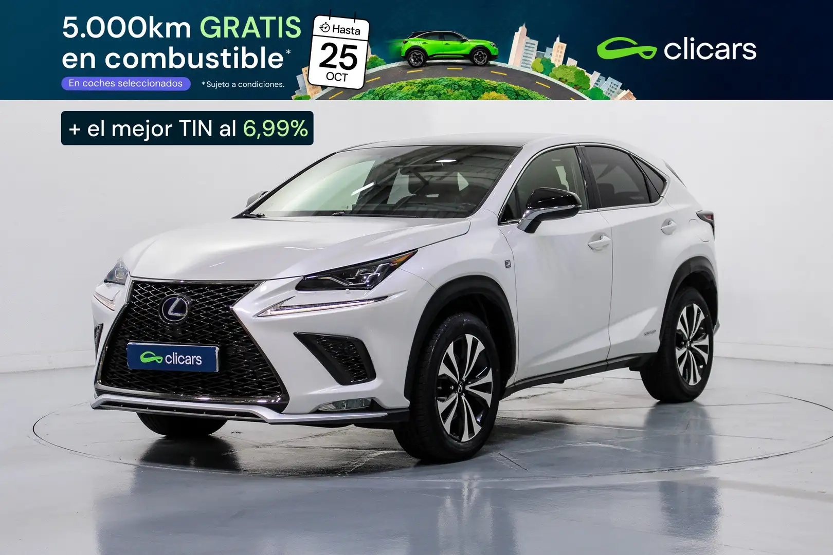 Lexus NX 300h F Sport Kick Power Panorámico 4WD Blanco - 1