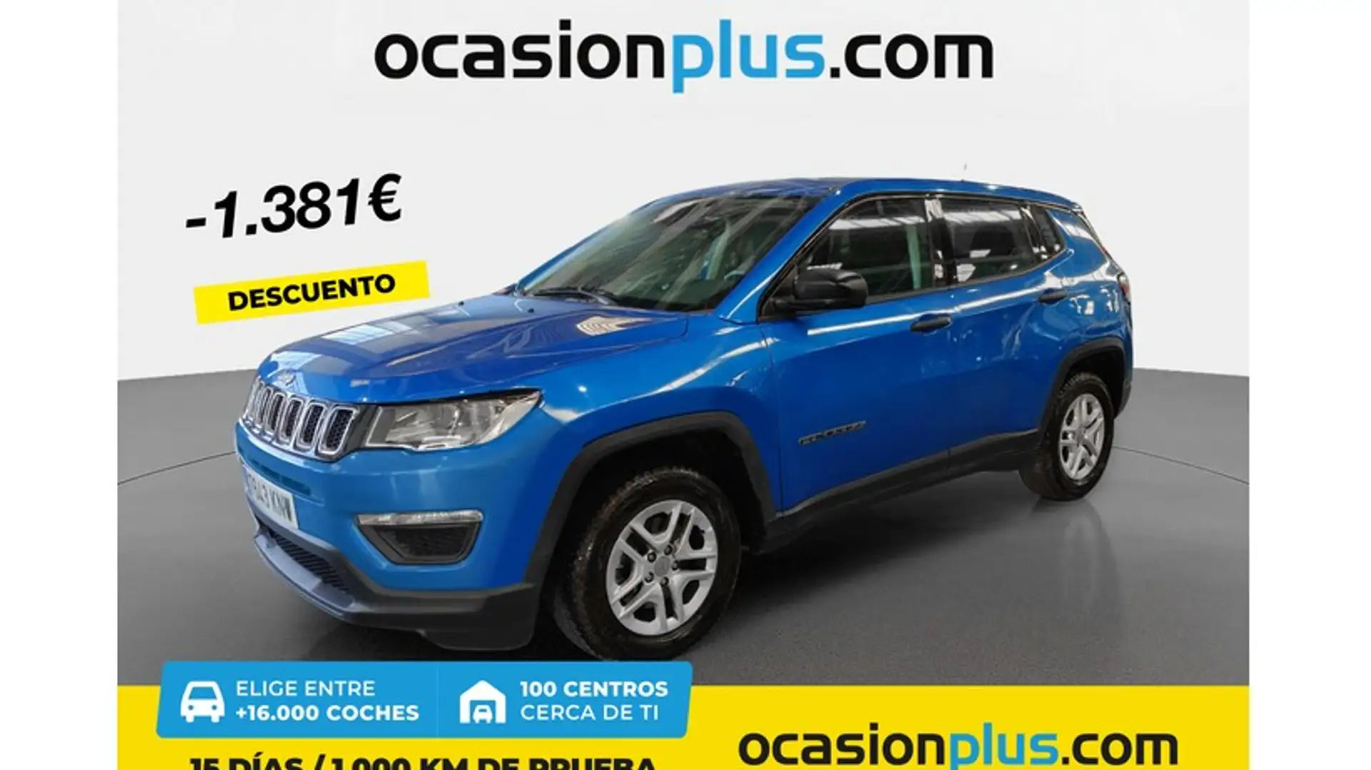 Jeep Compass 1.6 Mjt Sport 4x2 Blu/Azzurro - 1