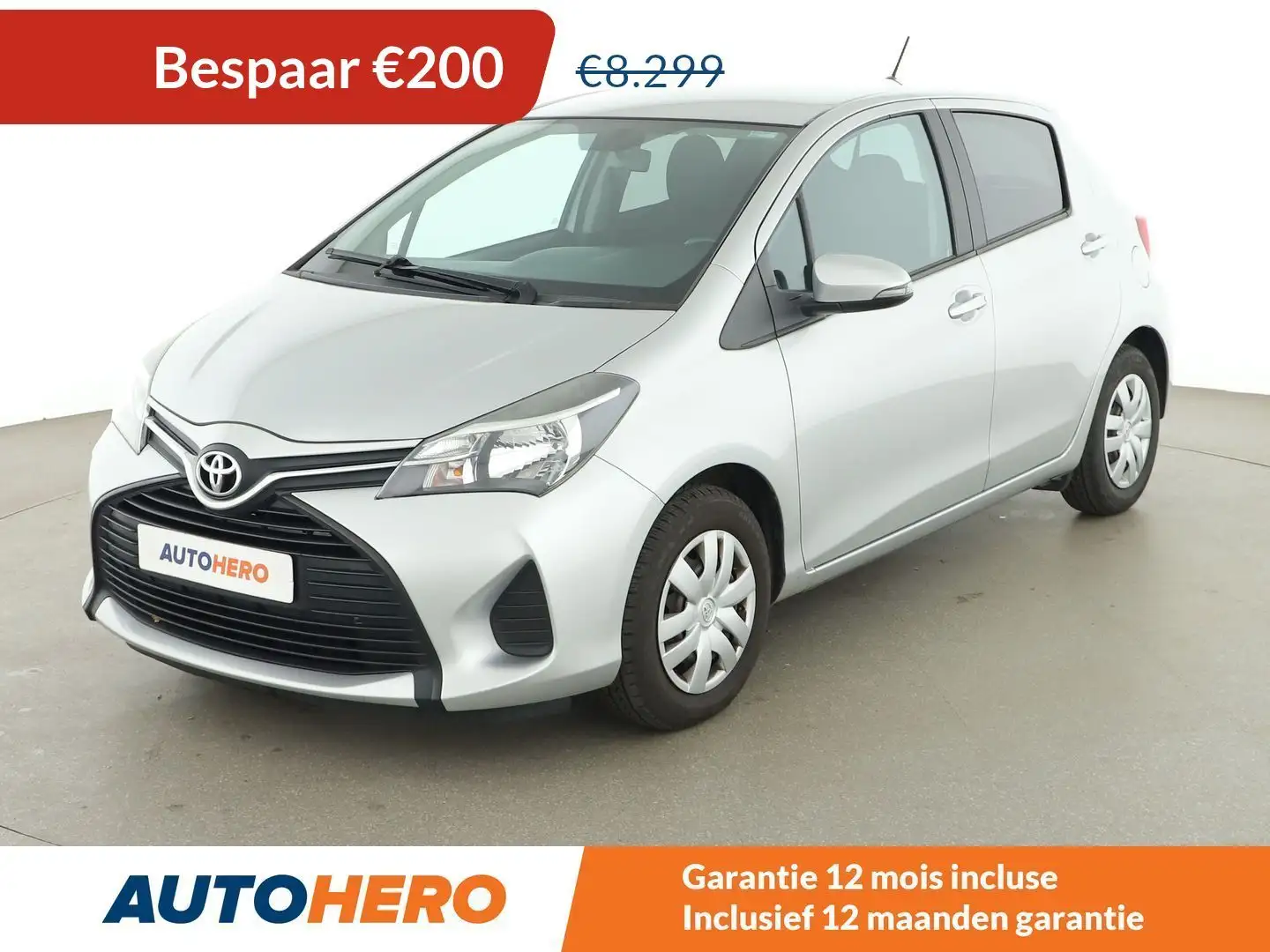 Toyota Yaris 1.0 VVT-i Cool Grijs - 1