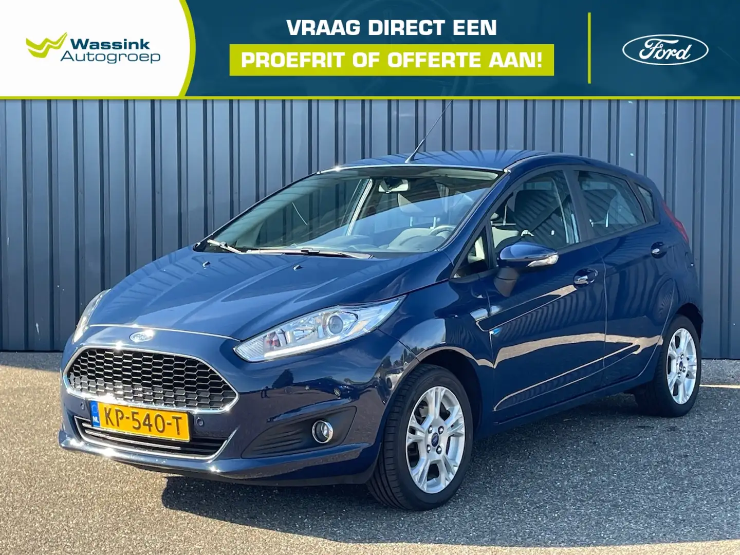 Ford Fiesta 1.0 80PK 5D S/S Style Ultimate I Parkeersensoren I Bleu - 1