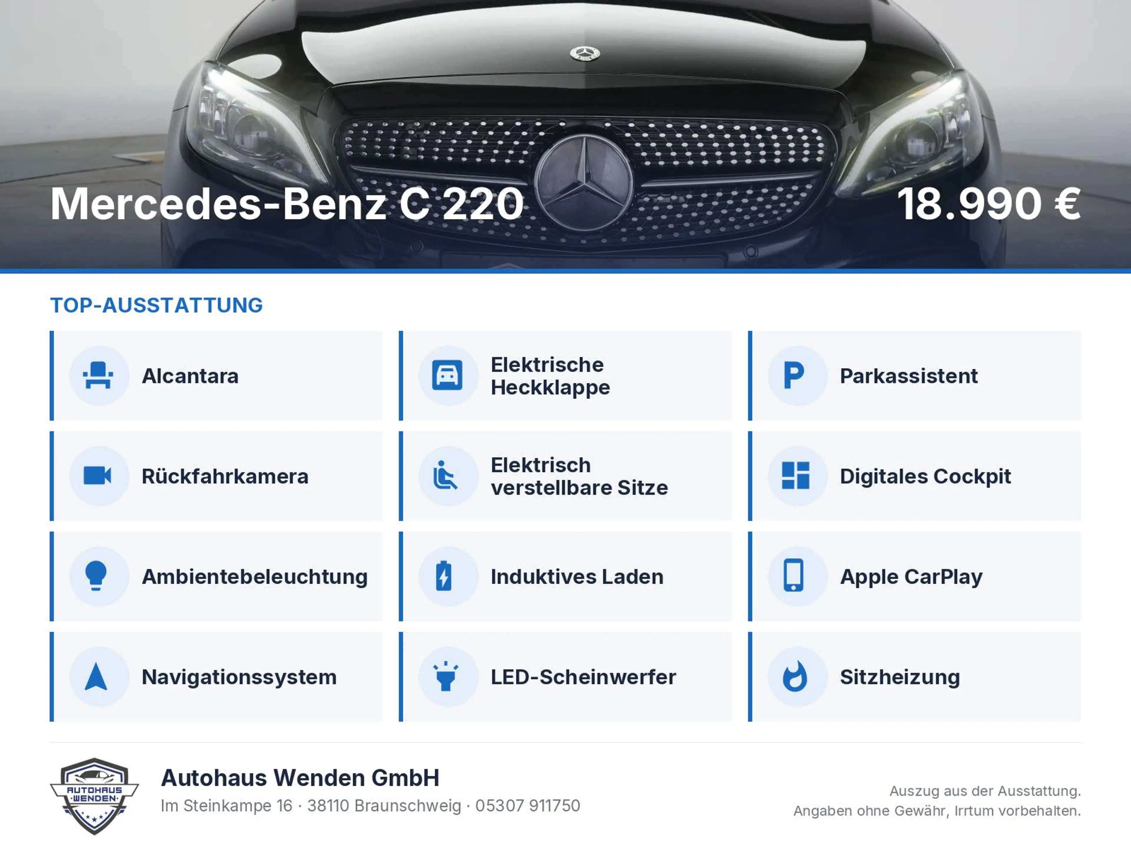 Mercedes-Benz C 220 d T 9G-Tronic AMG CarPlay/Temp/Kamera/Virt — photo 6