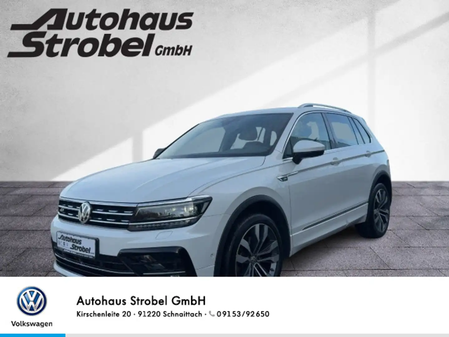 Volkswagen Tiguan 2.0 TSI DSG 4M Highline R-Line DCC AHK Na Weiß - 1