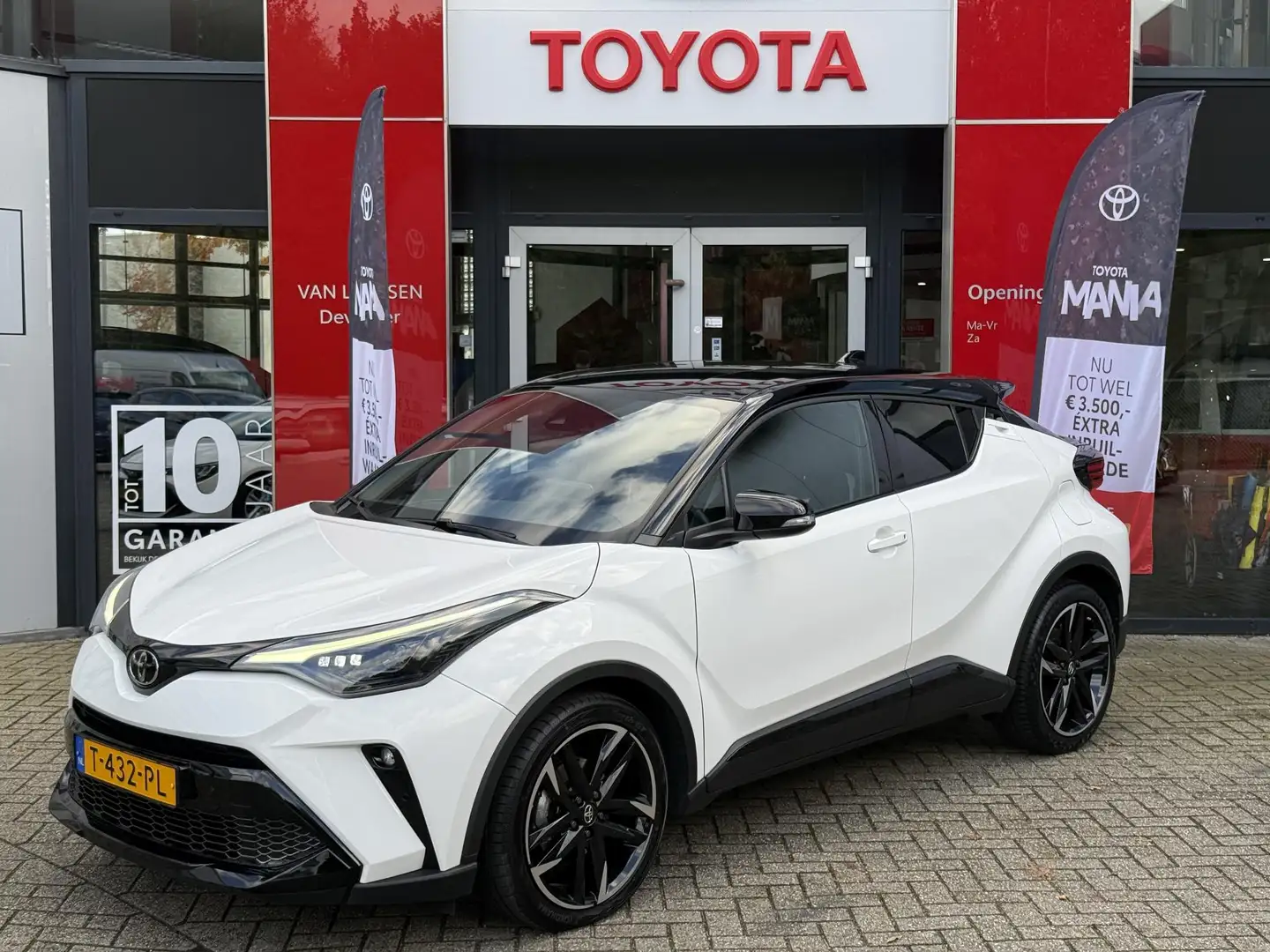 Toyota C-HR 1.8 HYBRID GR-SPORT 19"LM-VELGEN SPORTSTOELEN NL-A Blanc - 1