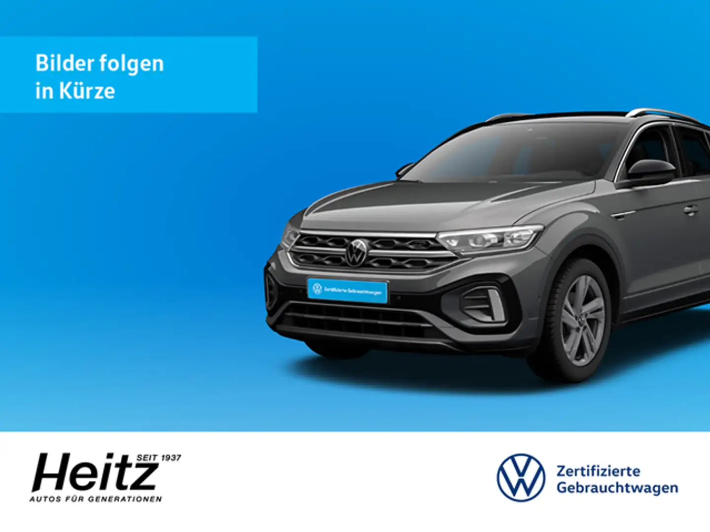 Volkswagen T-Roc 1.5 TSI DSG Sport Navi LED Klima SHZ PDC Schwarz - 1