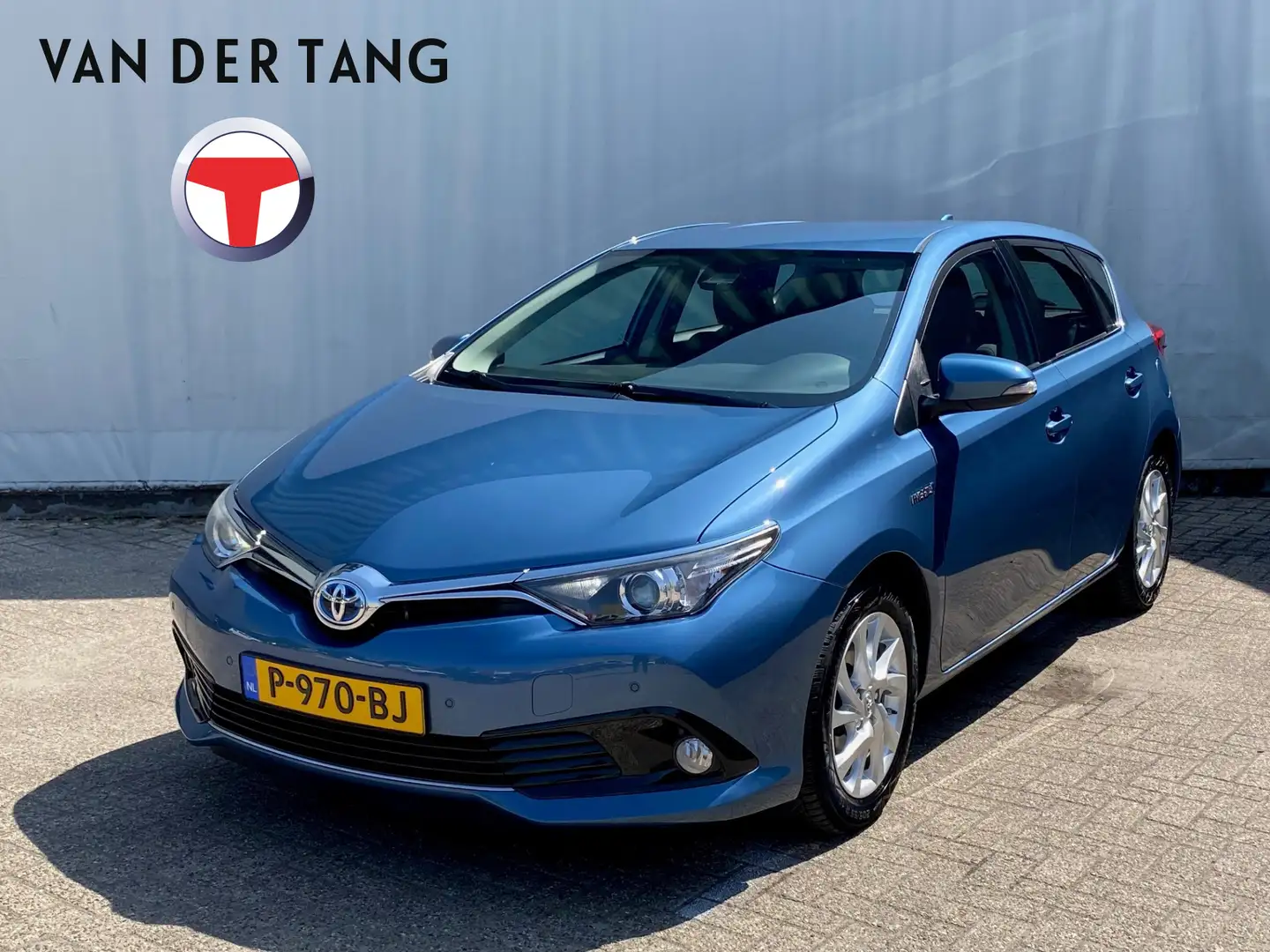 Toyota Auris 1.8 Hybrid Dynamic Cam./Stl.vw. Blauw - 1