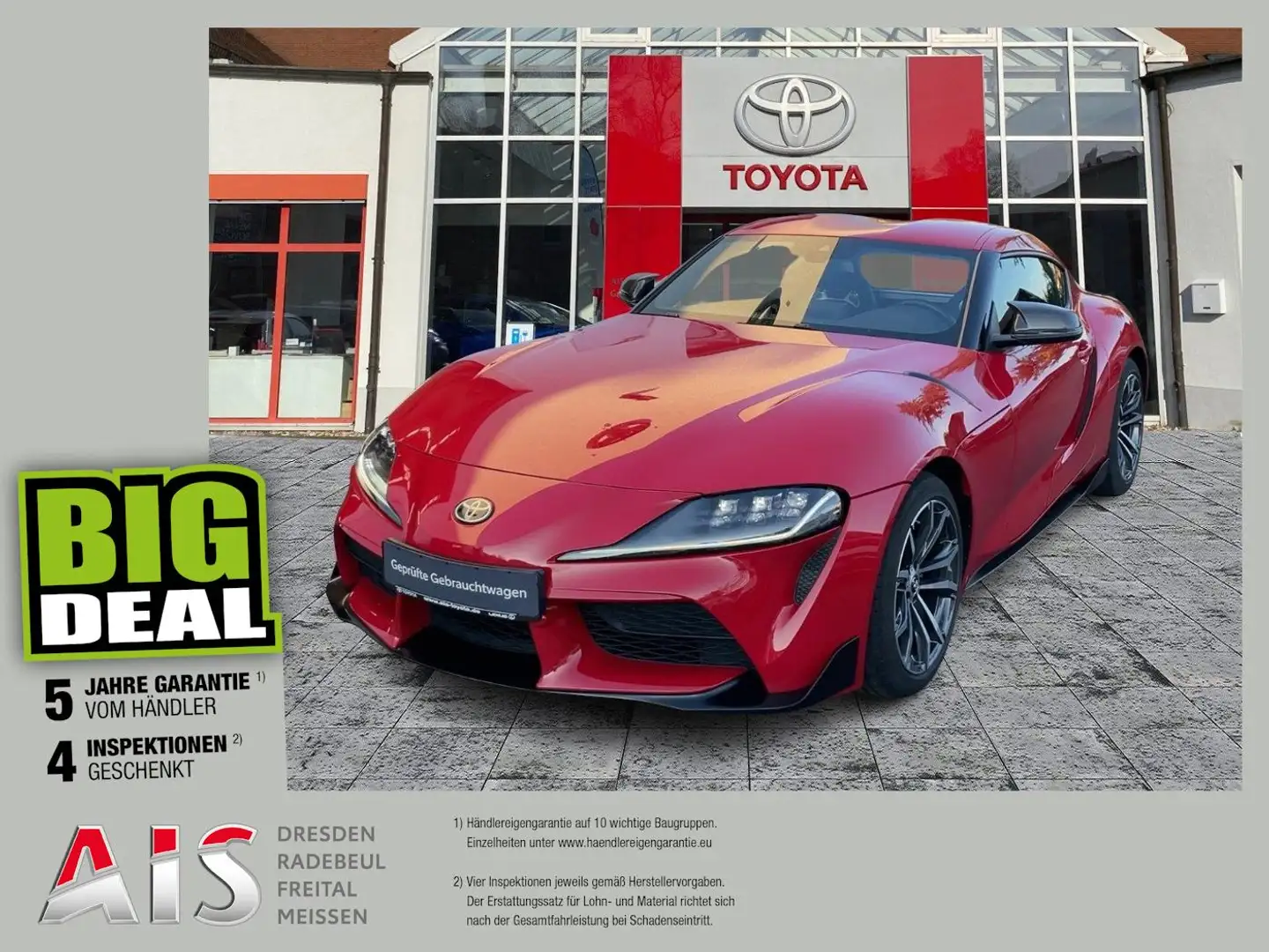 Toyota Supra GR 2.0 Pure ACC+Alcantara+LED+Navi+SHZ+LM Rot - 1