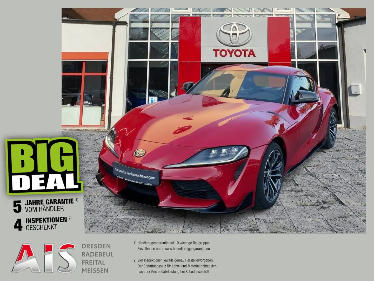 Toyota Supra GR 2.0 Pure ACC+Alcantara+LED+Navi+SHZ+LM Rot - 1
