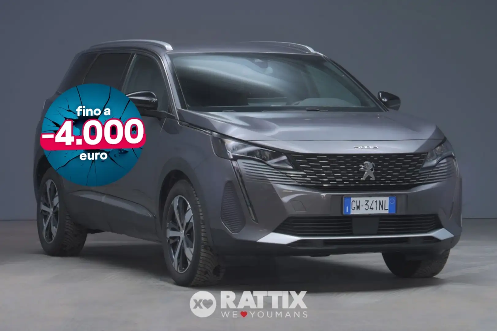 Peugeot 5008 1.5 BlueHDI 130CV Allure Pack EAT8 7p.ti Grigio - 1