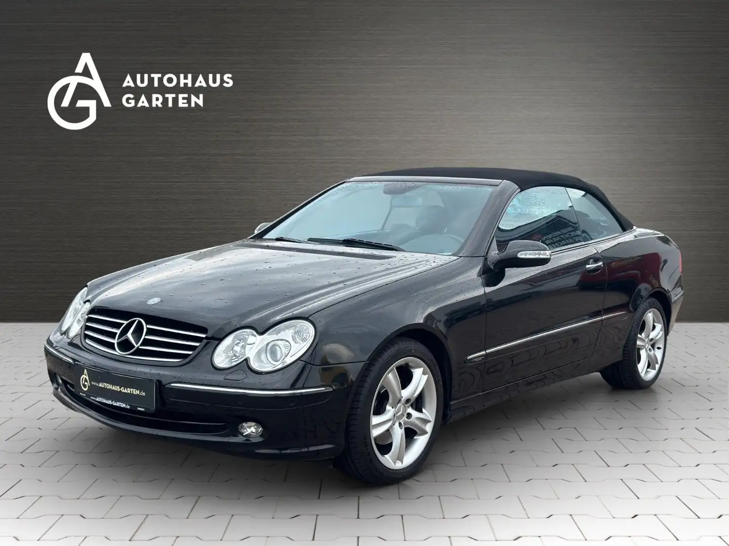 Mercedes-Benz CLK 320 Cabrio Xenon Leder ERST 51KM Top Zustand Noir - 1