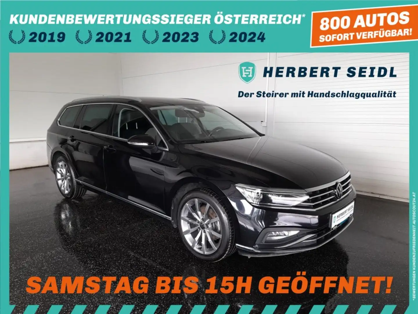 Volkswagen Passat Variant ELEGANCE 4x4 2.0 TDI DSG *18 ZOLL / MATRIX-LED / STANDHZG / NAVI / AHV & KAMERA / ACC / E-KLAPPE / KEYLESS* Schwarz - 1