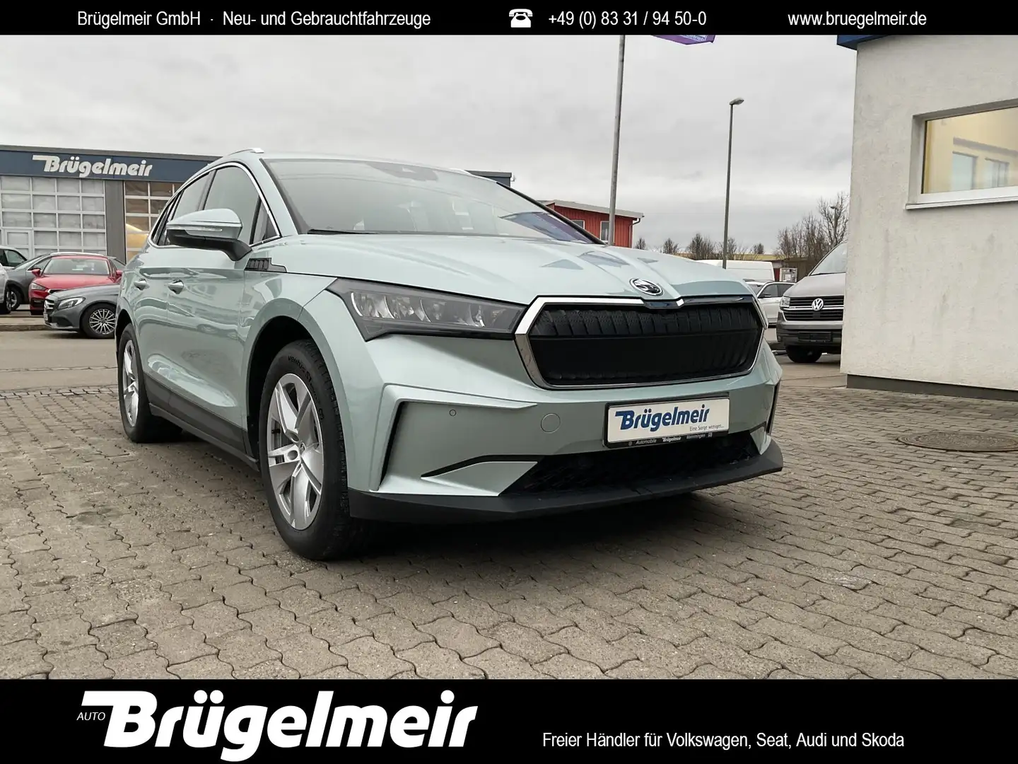 Skoda Enyaq Enyaq iV 80 Design Selection Suite+ACC+NAVI+HuD Silber - 1