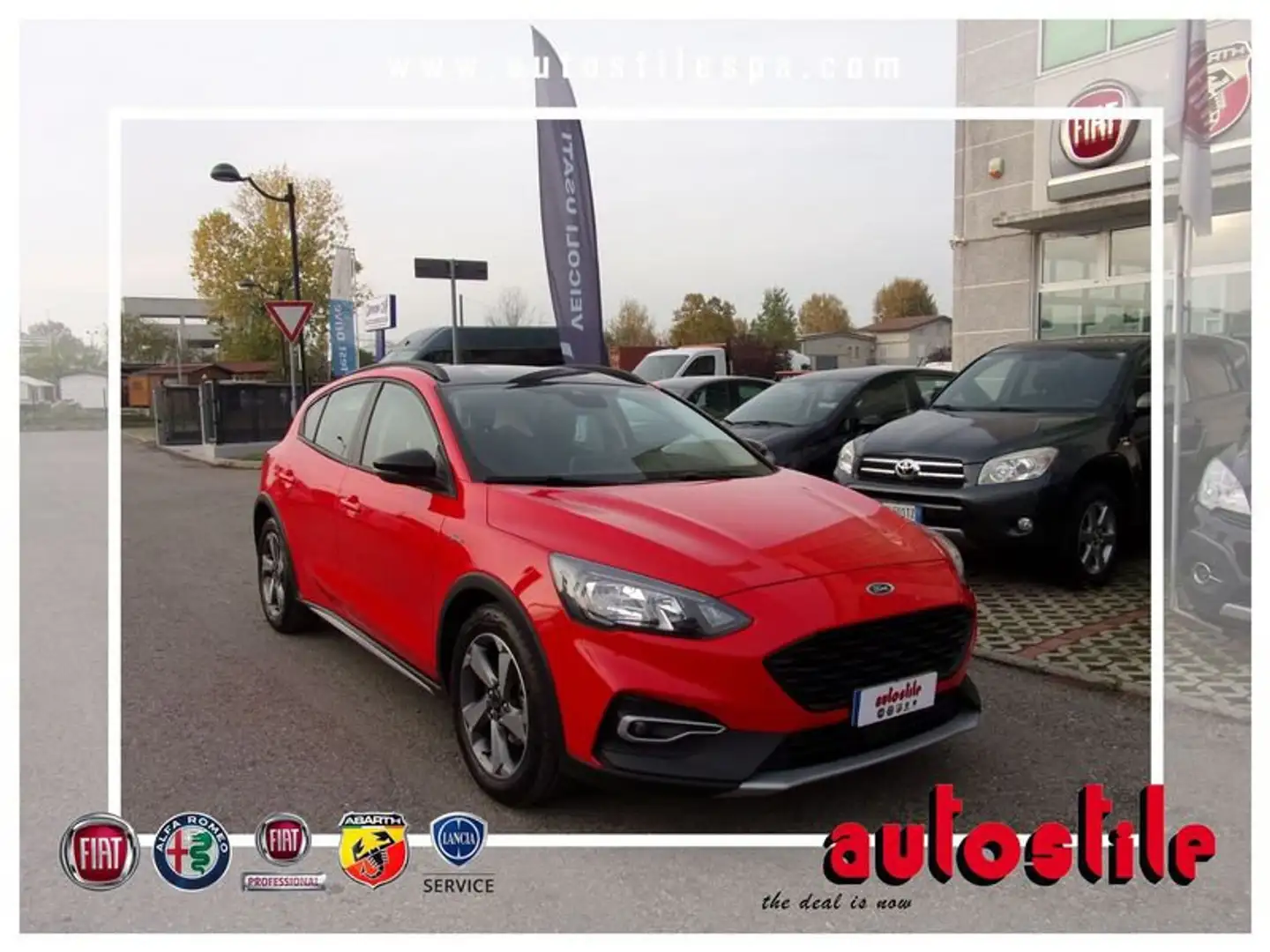 Ford Focus 1.0 EcoBoost Hybrid 125CV 5p. Active Rosso - 1