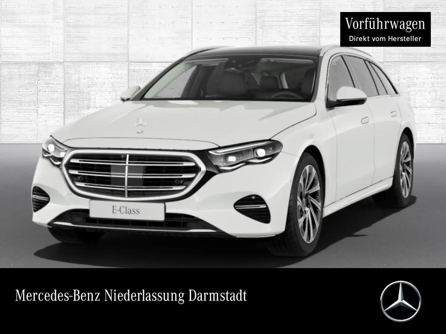 Mercedes-Benz E 300 e T Exclusive Exkl-Paket Fahrass 360° Pano Weiß - 1