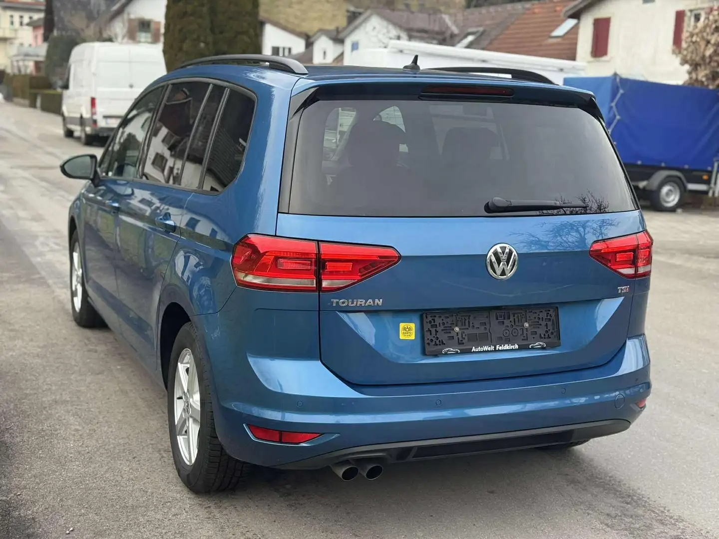 Volkswagen Touran Comfortline DSG Automatik TSI *ERSTBESITZ *RFK Blau - 2