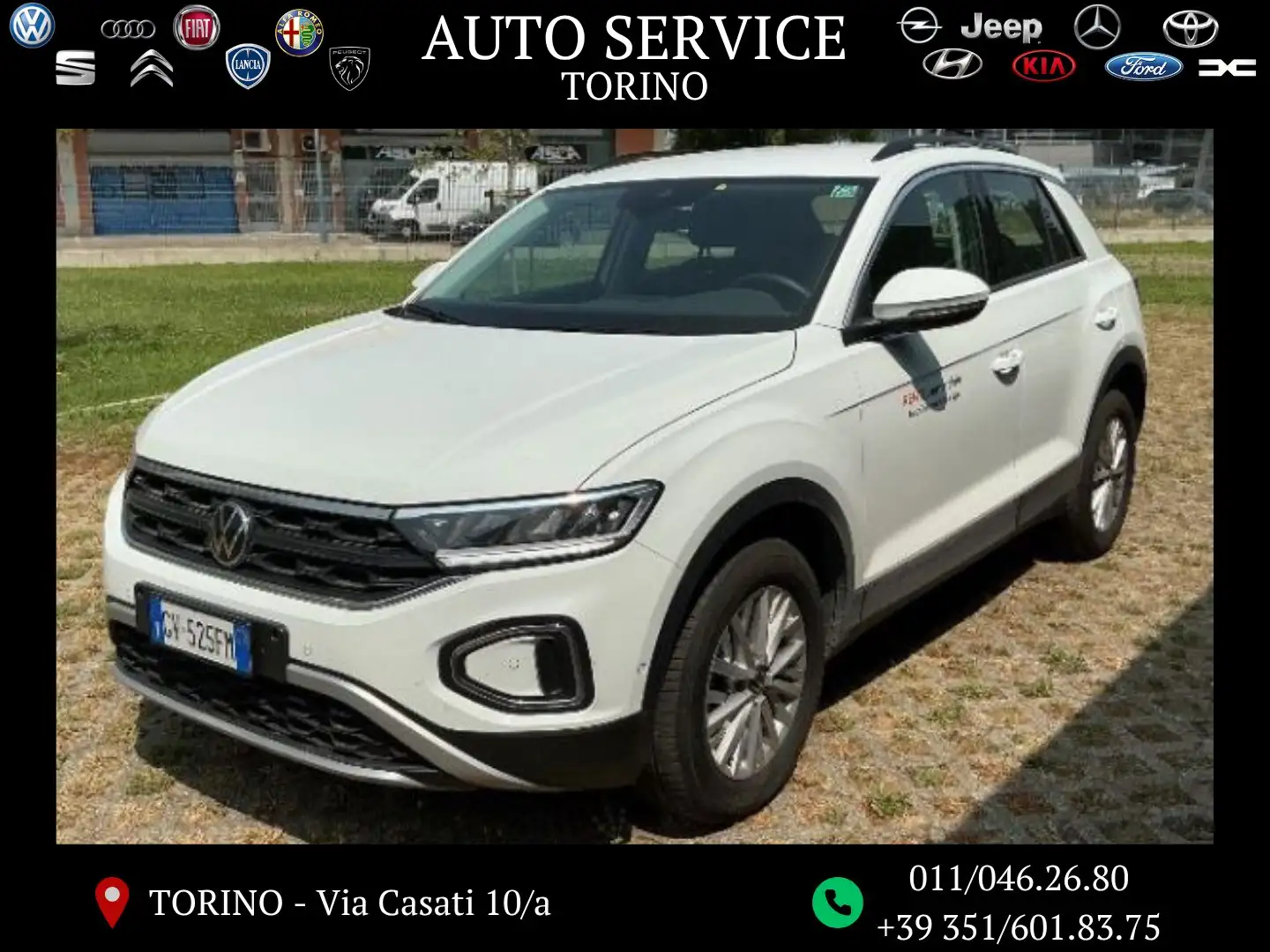 Volkswagen T-Roc T-Roc 2022 1.0 tsi Life 110cv Bianco - 1