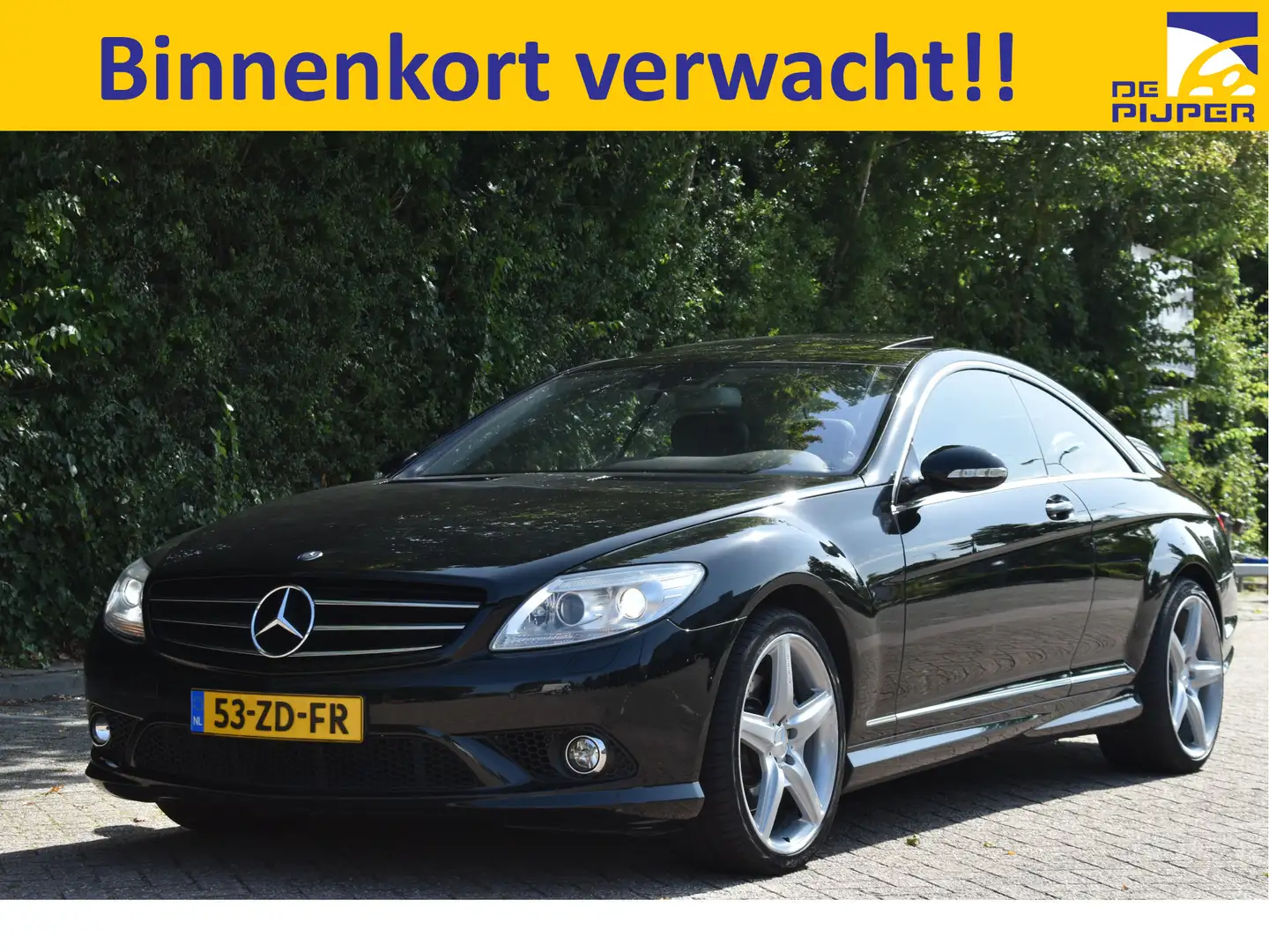 Mercedes-Benz CL 500 V8 388 pk | Vol | SInds 2008 zelfde eigenaar | Kom Zwart - 1