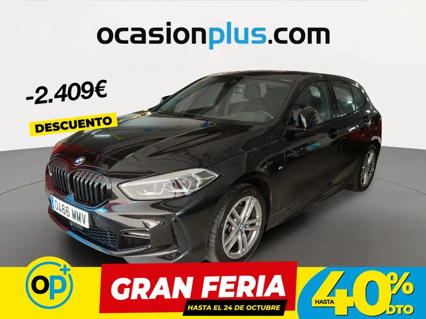 BMW 118 118iA Negro - 1