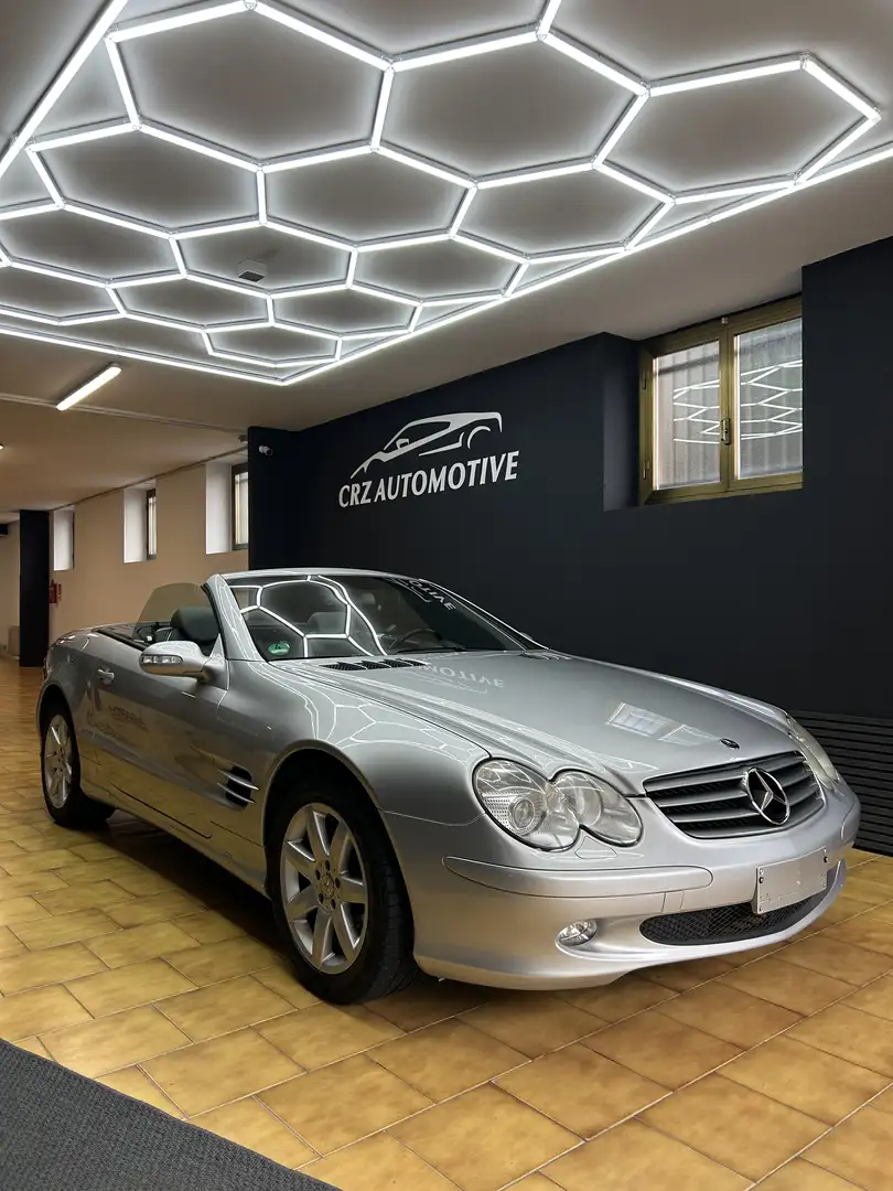 Mercedes-Benz SL 350 EX ITALIANA-ASI-BOOK SERVICE-SUPER PREZZO Argent - 1