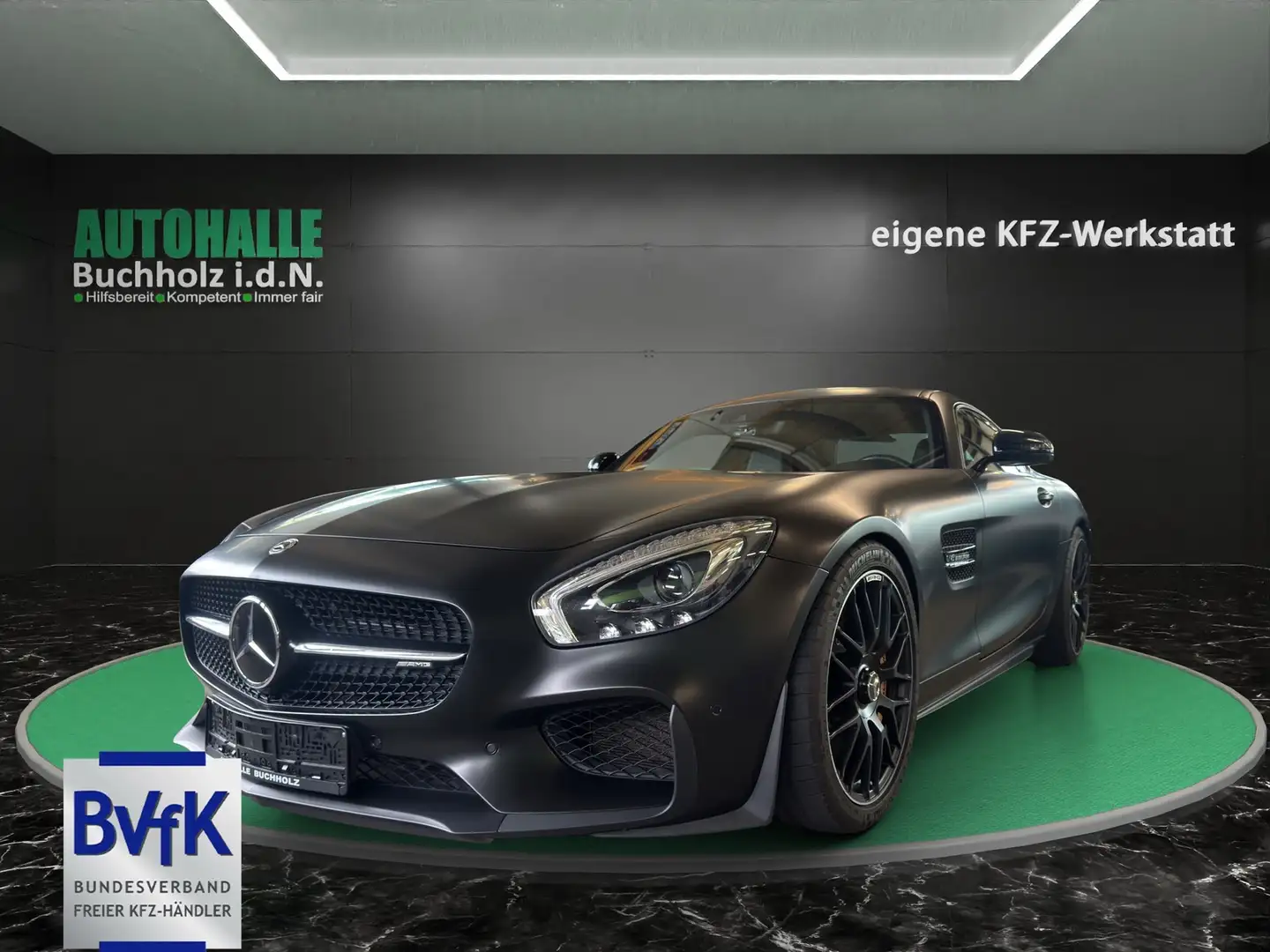 Mercedes-Benz AMG GT 's~Coupe Edition 1~AreoPak~Perf.~Burmeister~ Night Zwart - 1