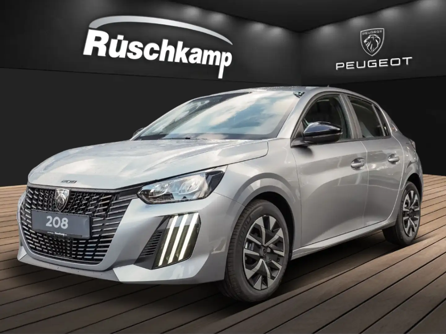 Peugeot 208 STYLE 1.2 PDC Voll-LED Klima SHZ Silber - 1