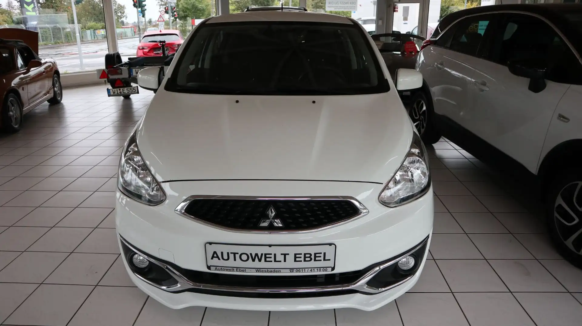 Mitsubishi Space Star *80PS*NAVI*SHZ*HU/AU+INSP. NEU*1. HAND Weiß - 2