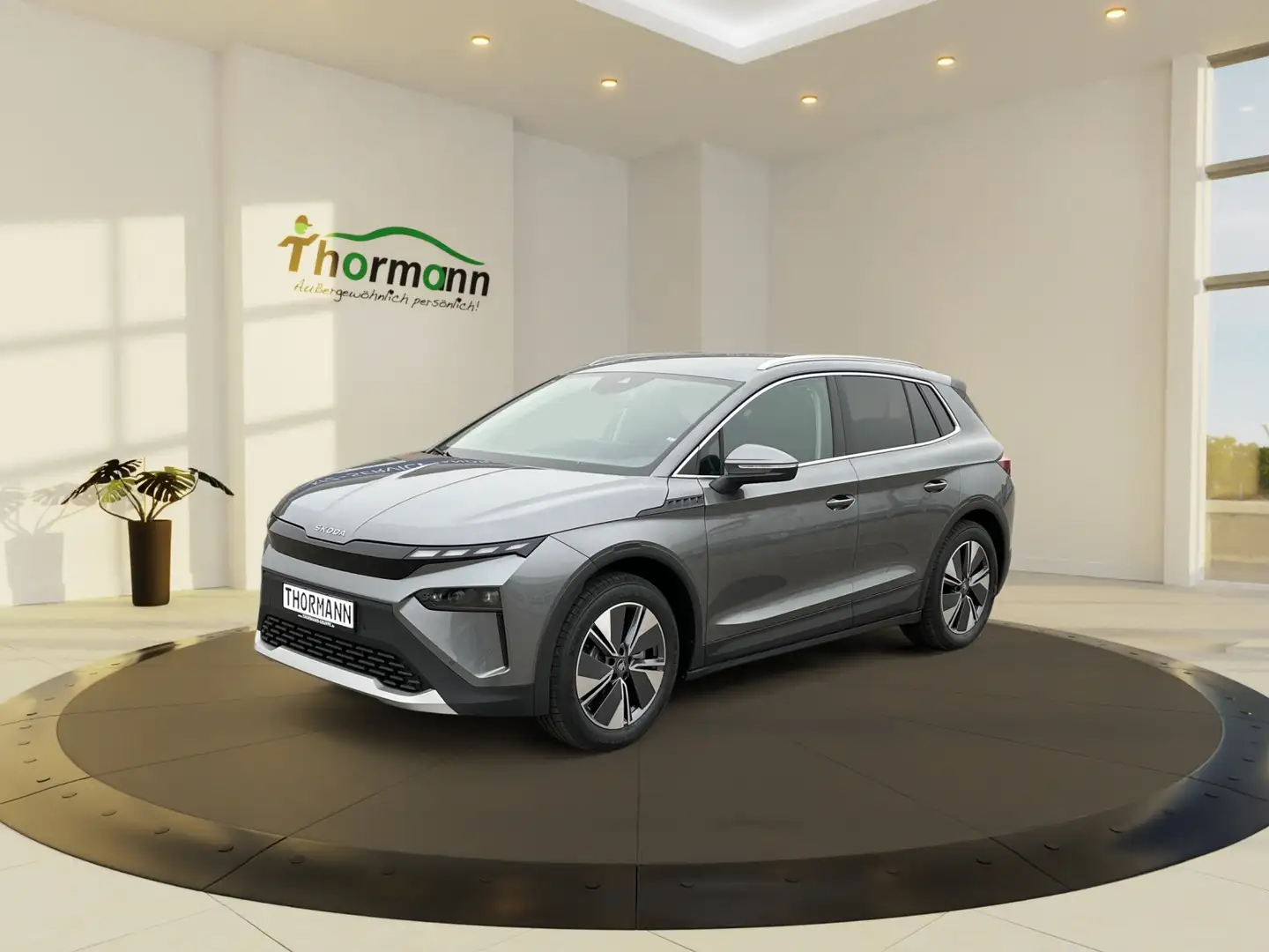 Skoda Elroq 85 Loft SpurH LM KAM LED 2xKlima Virtual Gris - 2