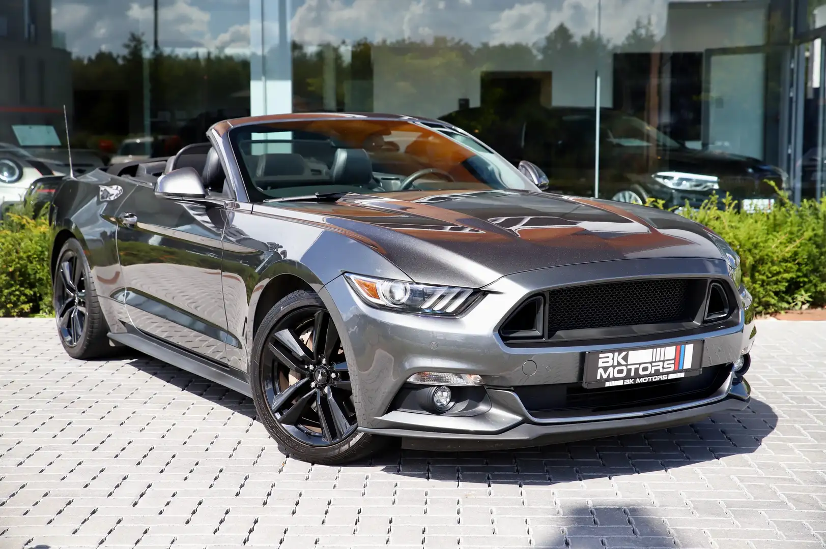 Ford Mustang Cabrio 2.3EcoBoost /MANUAL/CAMERA/CARPLAY/LEDER... Gris - 1