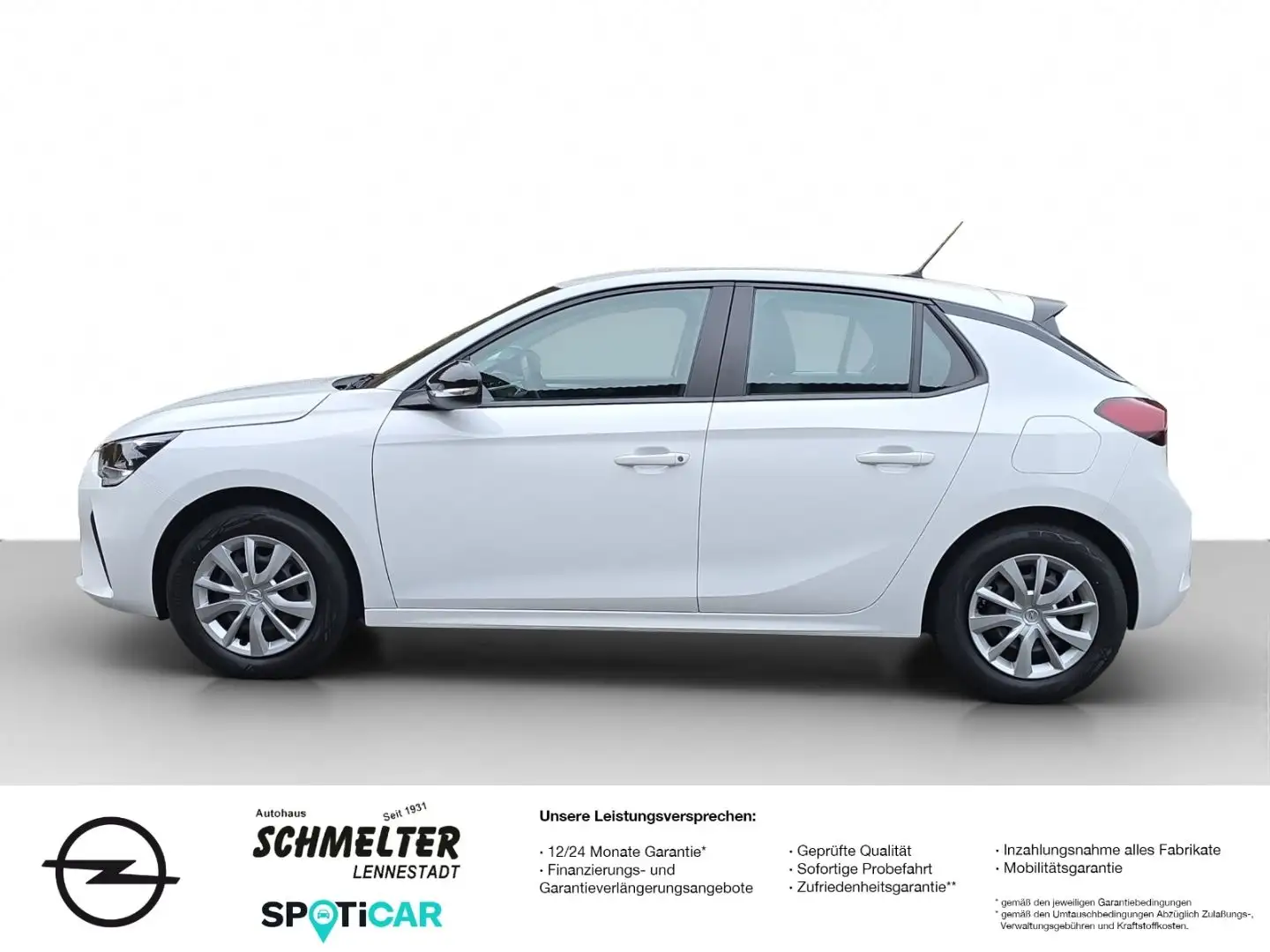 Opel Corsa F Edition 75PS Klima Multimedia usw. Wit - 2