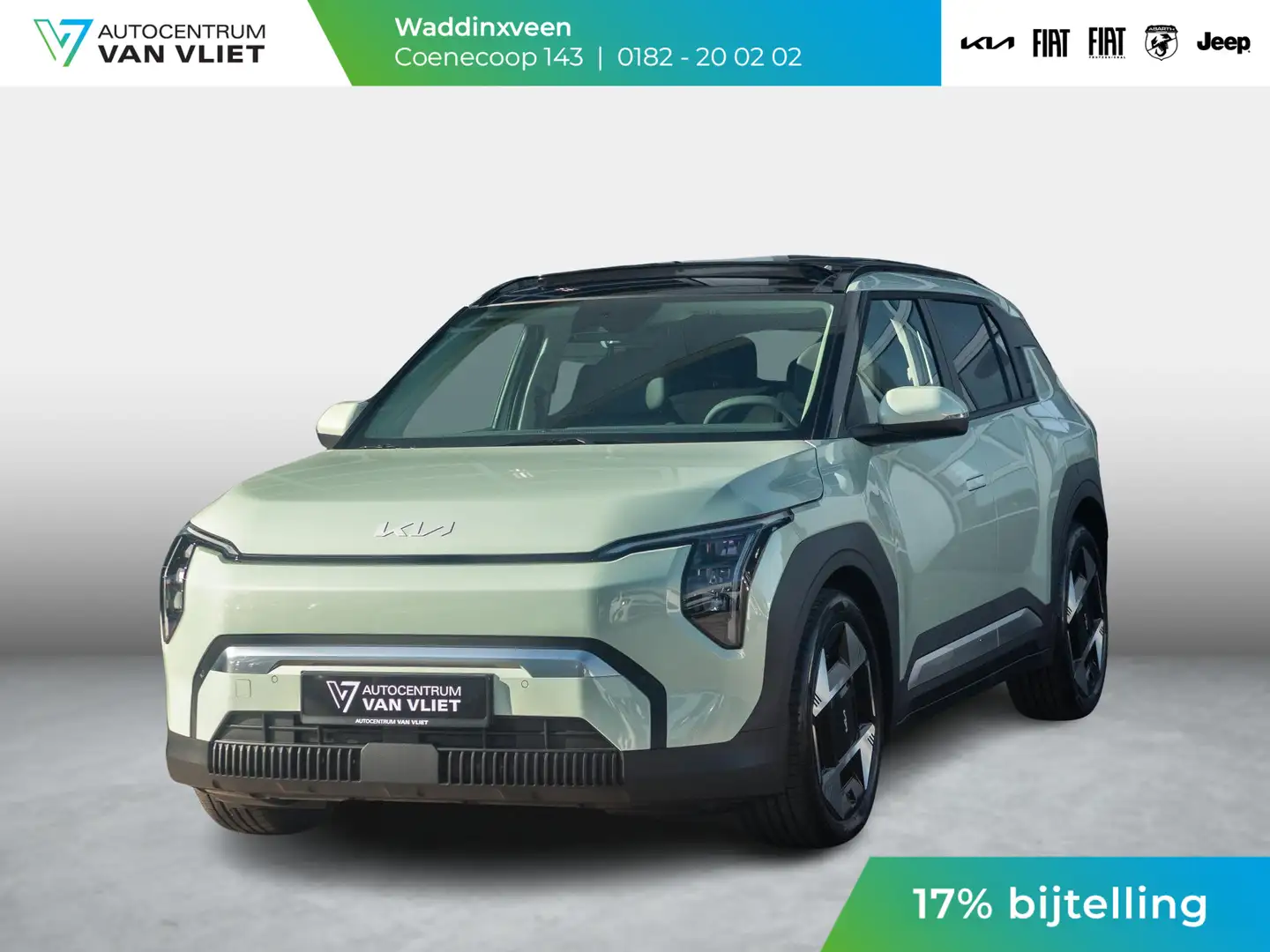 Kia EV3 Plus Advanced 58.3 kWh | Leder | Stoel verwarming Verde - 1