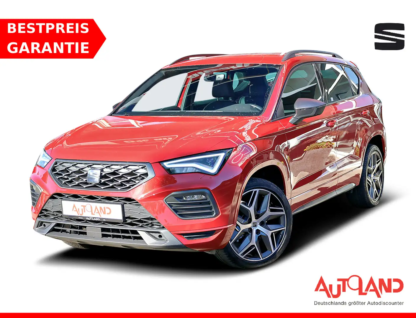 SEAT Ateca 1.5 FR LED Navi Beats Kamera Tempomat DAB Rot - 1