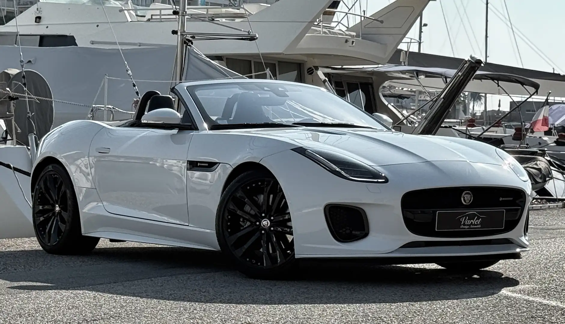 Jaguar F-Type F-Type Cabriolet 2L Essence 300 ch BVA8 R-Dynamic Blanc - 1