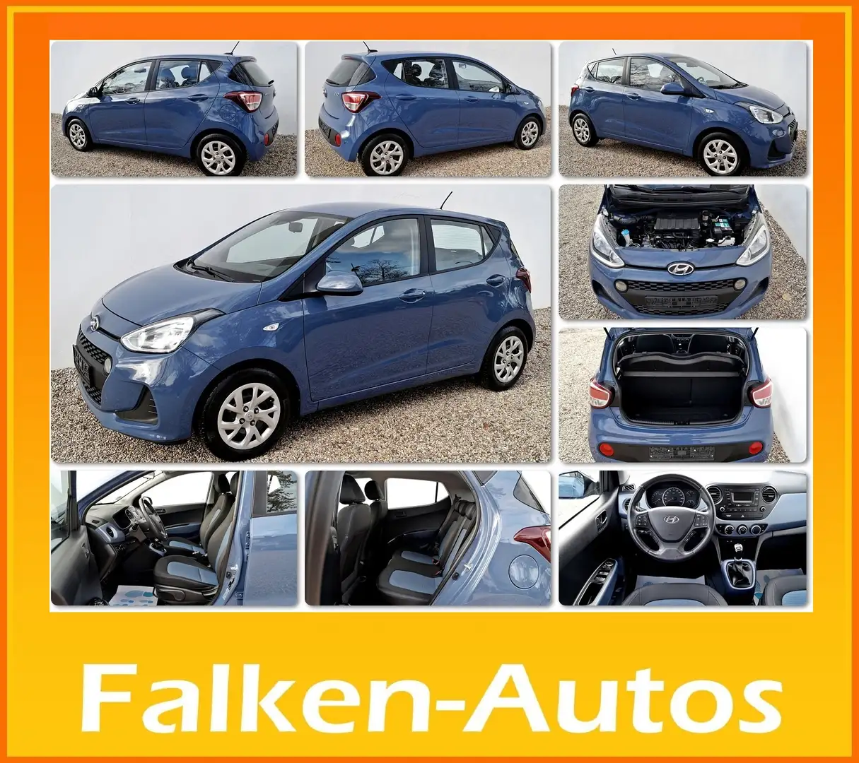 Hyundai i10 1.0 -SUPER EXTRAS+WENIG KM- *AUCH MIT GARANTIE* Blau - 1