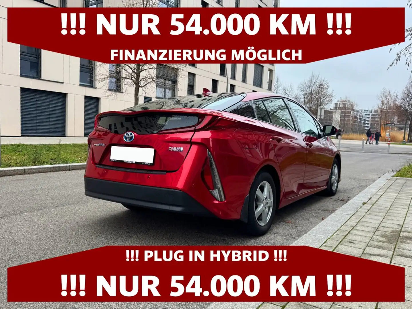 Toyota Prius Hybrid 1.8 VVT-i Loung | NUR 54.000 KM Rot - 2