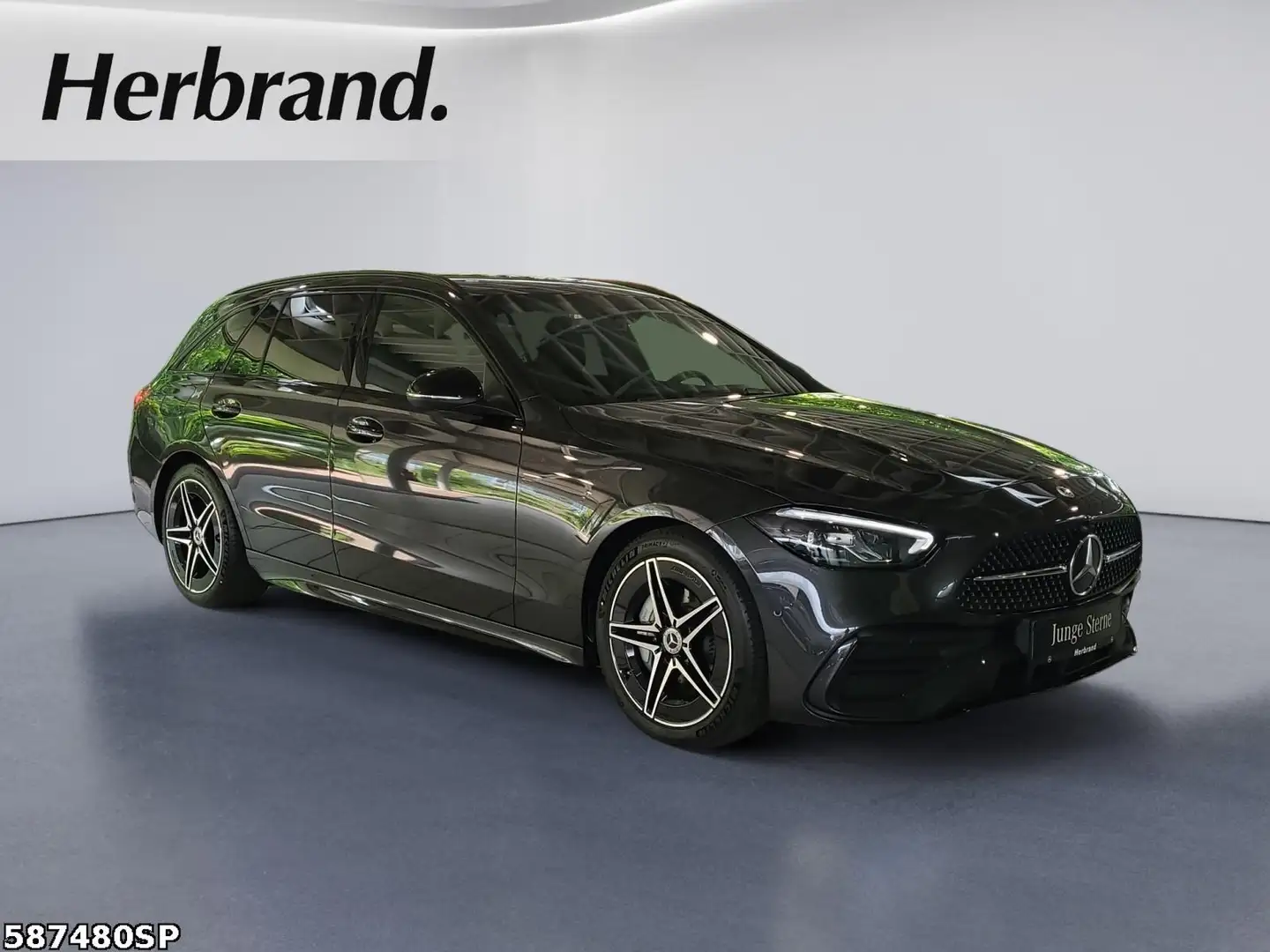 Mercedes-Benz C 180 T AMG  AHK Night Lenkradhzg. Ambiente LED. Grau - 2