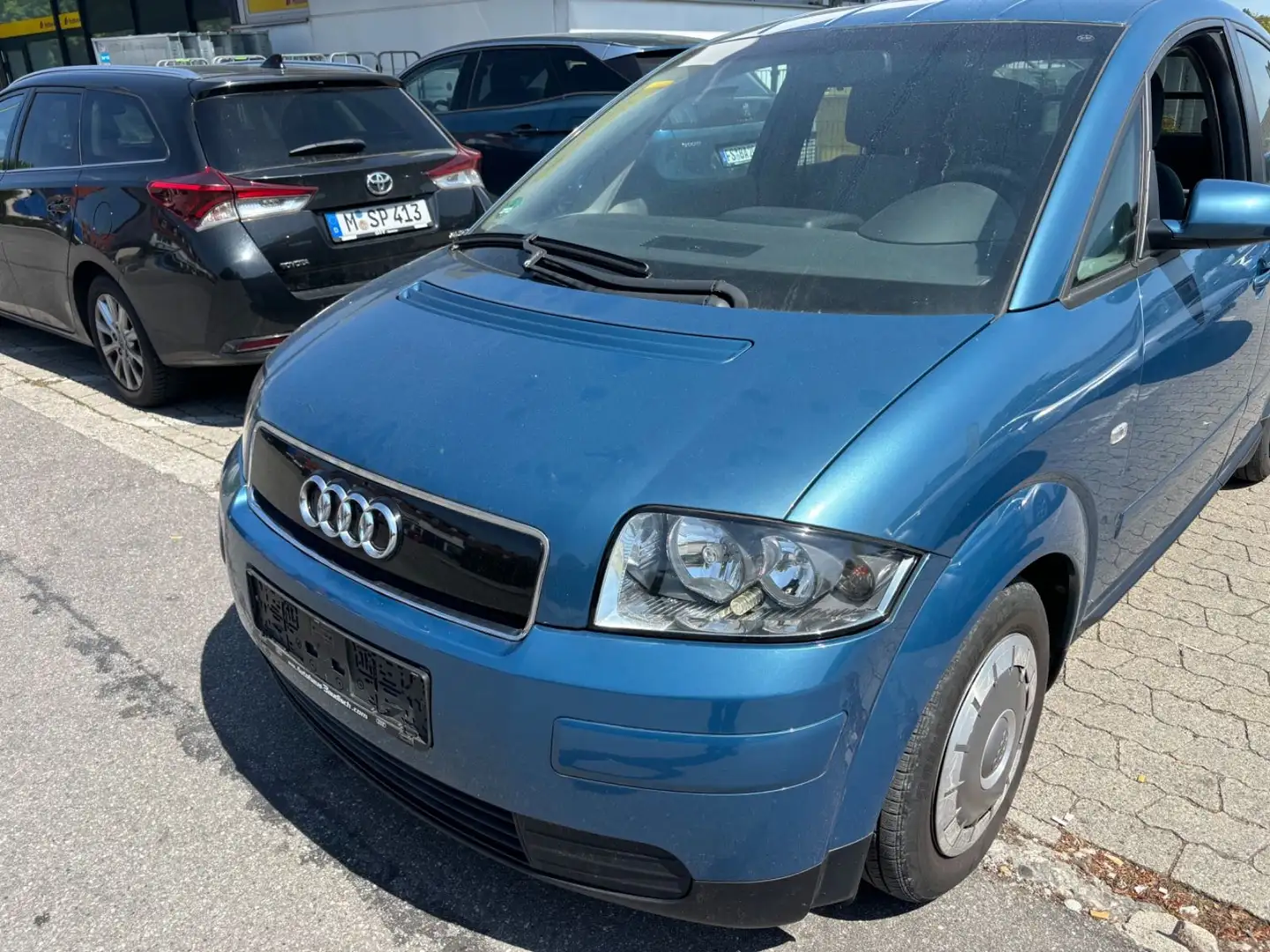 Audi A2 1.2 TDI  * AUTOMATIK *KLIMA*8X BEREIFT* Blau - 2