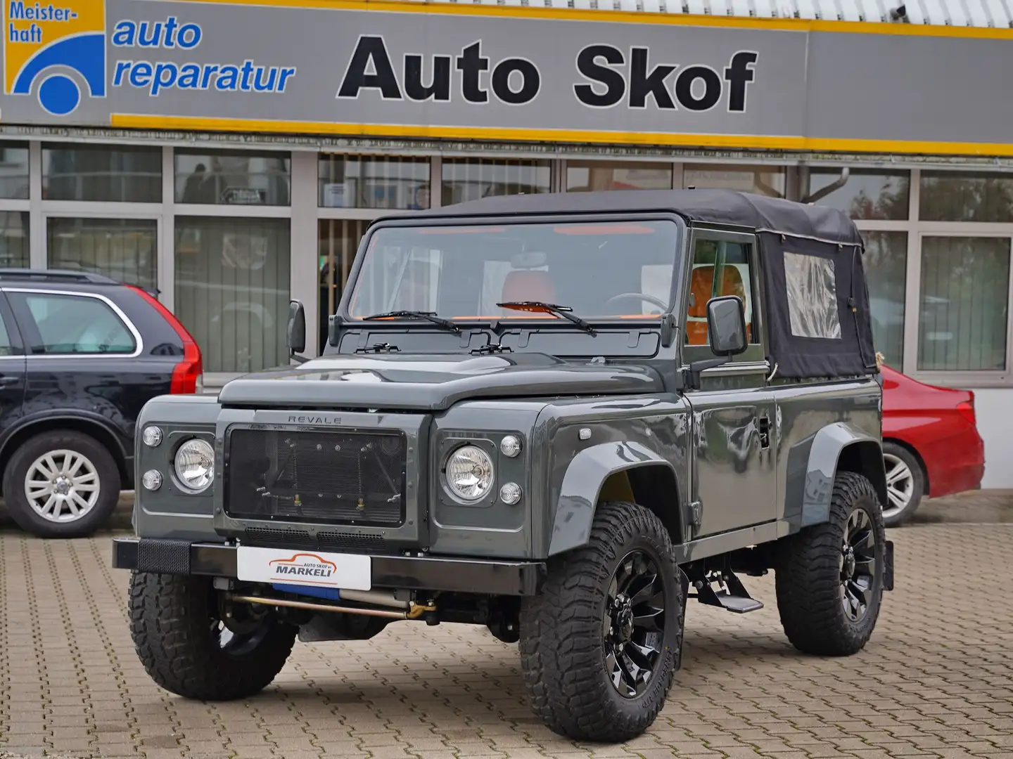 Land Rover Defender 90 | Einzelstück | Restauriert | Corvette | V8 Grau - 1