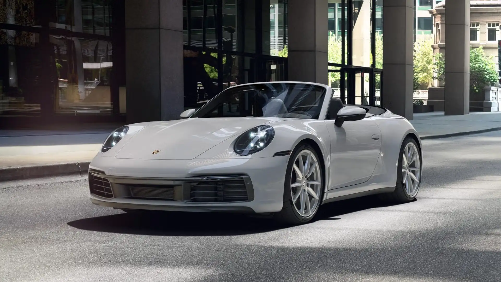 Porsche 992 Cabrio 385cv - Scarico sport - Sed. Ventilati Blanc - 1