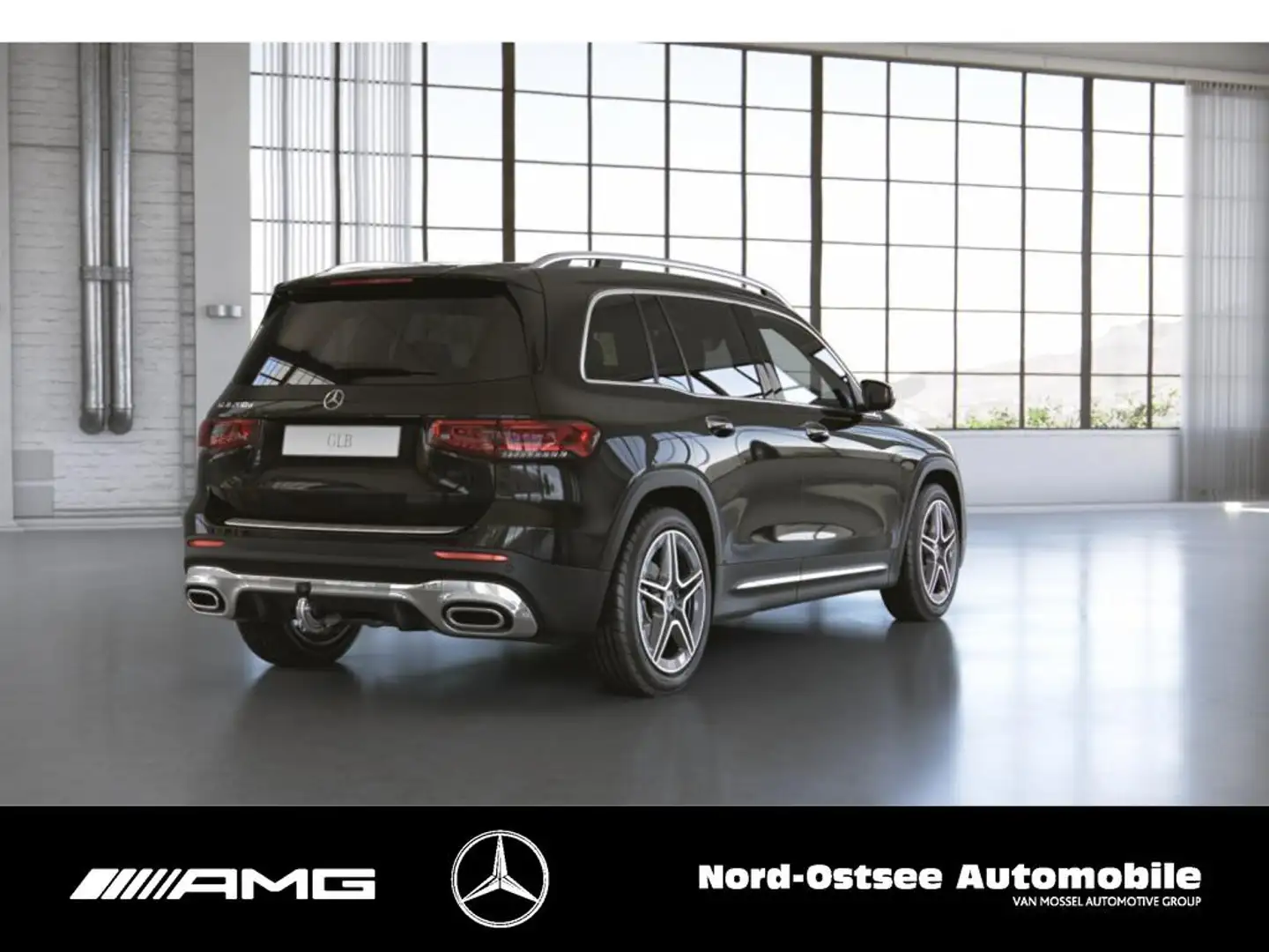 Mercedes-Benz GLB 200 d AMG PANO AHK DISTRO. DASHCAM KEYLESS Schwarz - 2