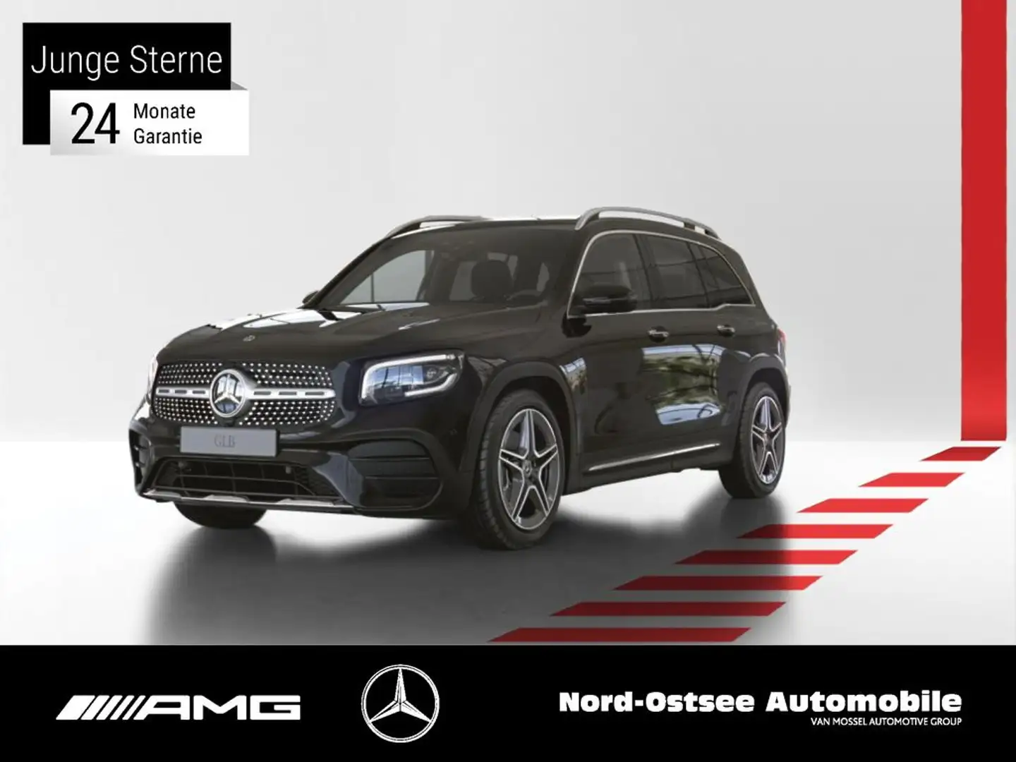 Mercedes-Benz GLB 200 d AMG PANO AHK DISTRO. DASHCAM KEYLESS Schwarz - 1