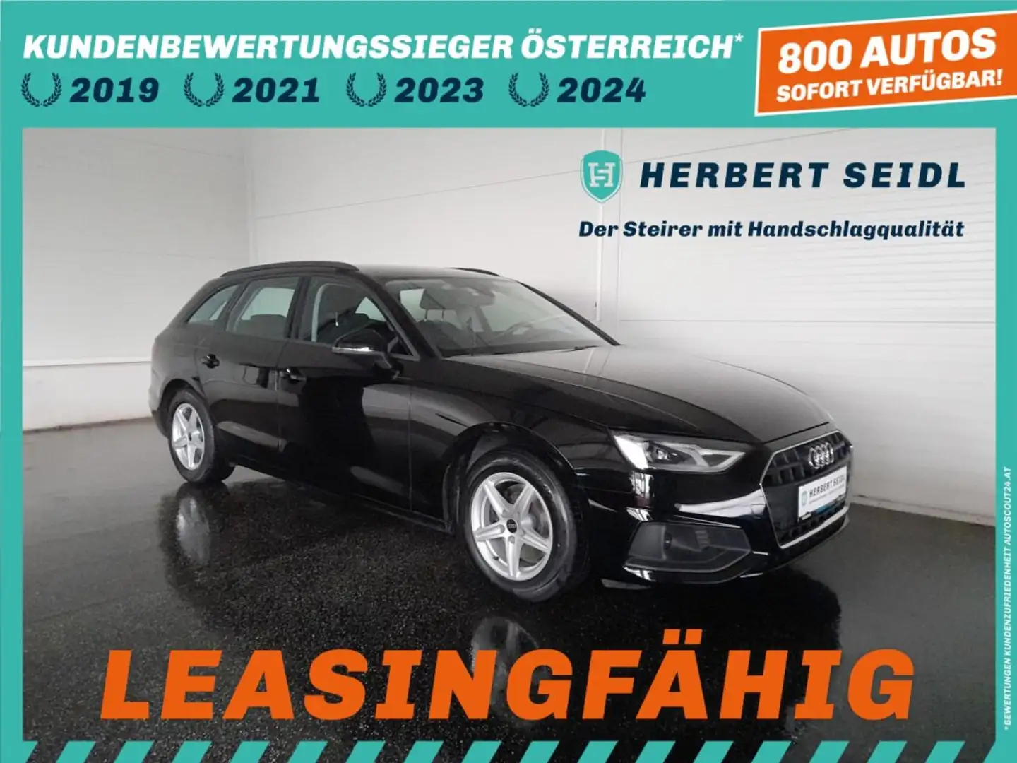Audi A4 Avant 35 TDI S-tr *VOLL-LEDER  / NAVI / VOLL-LED MIT FLA / TEMPOMAT / MASSAGESPORTSITZ / SITZHEIZUNG* Schwarz - 1