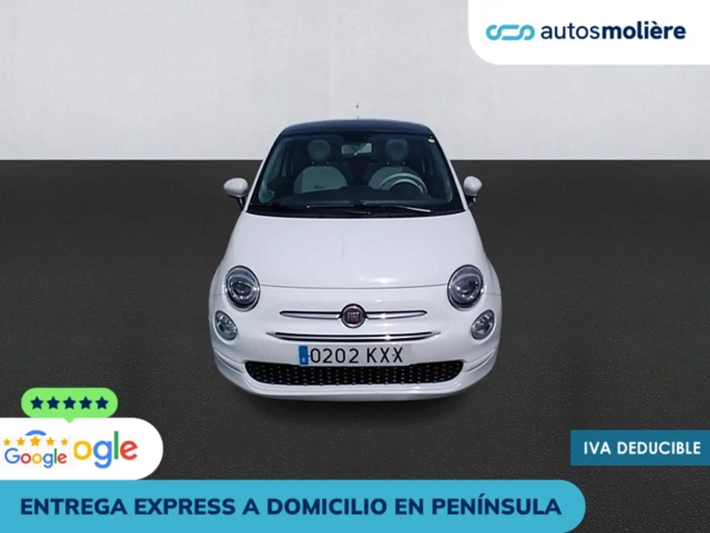 Fiat 500 1.2 Lounge Blanco - 2