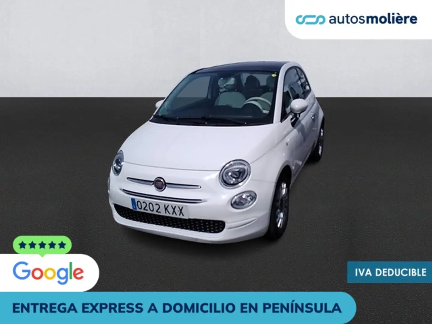Fiat 500 1.2 Lounge Blanco - 1