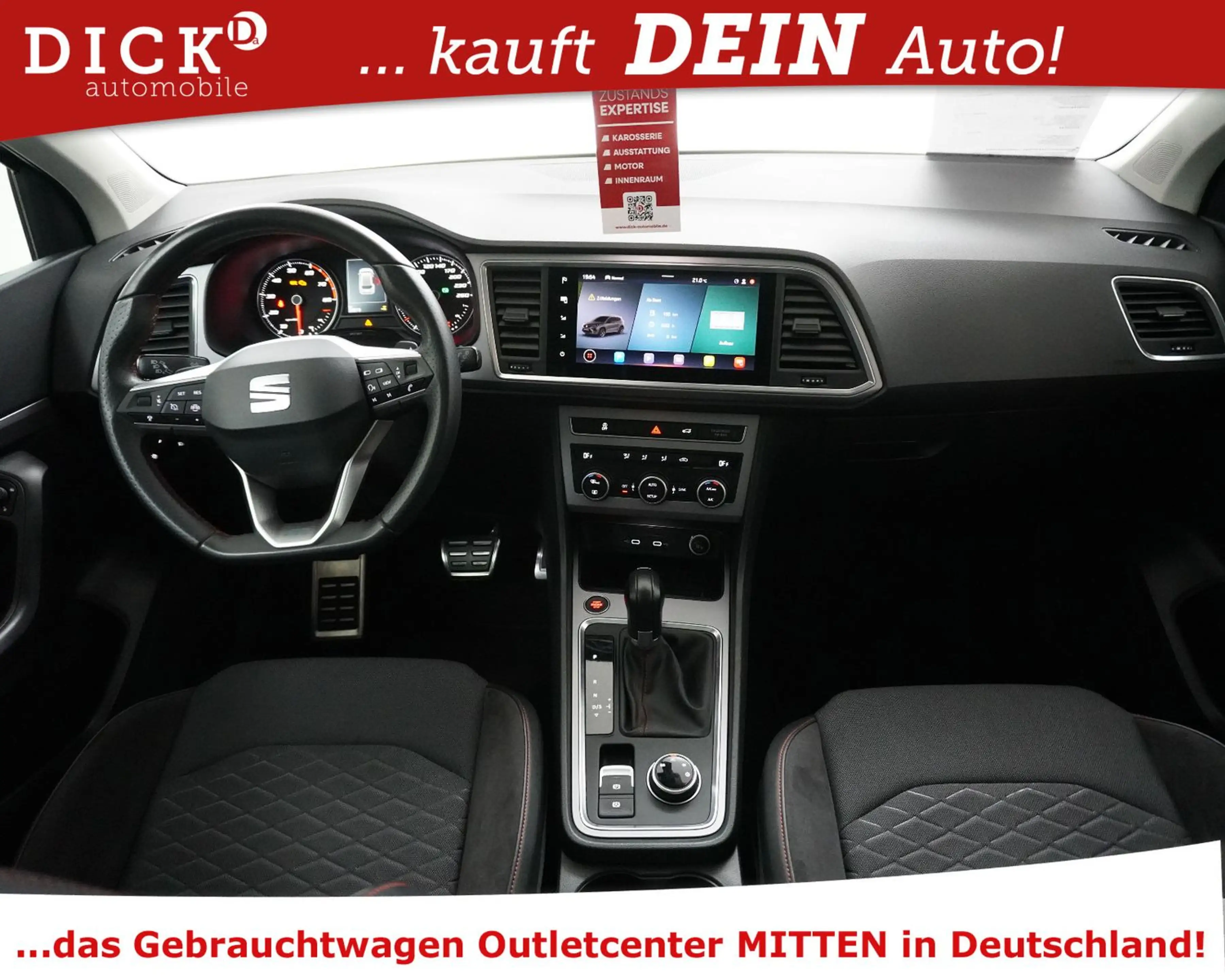 SEAT Ateca 1.5TSI DSG FR PANO+KAM+LED+ALCANT+ACC+18" — photo 11
