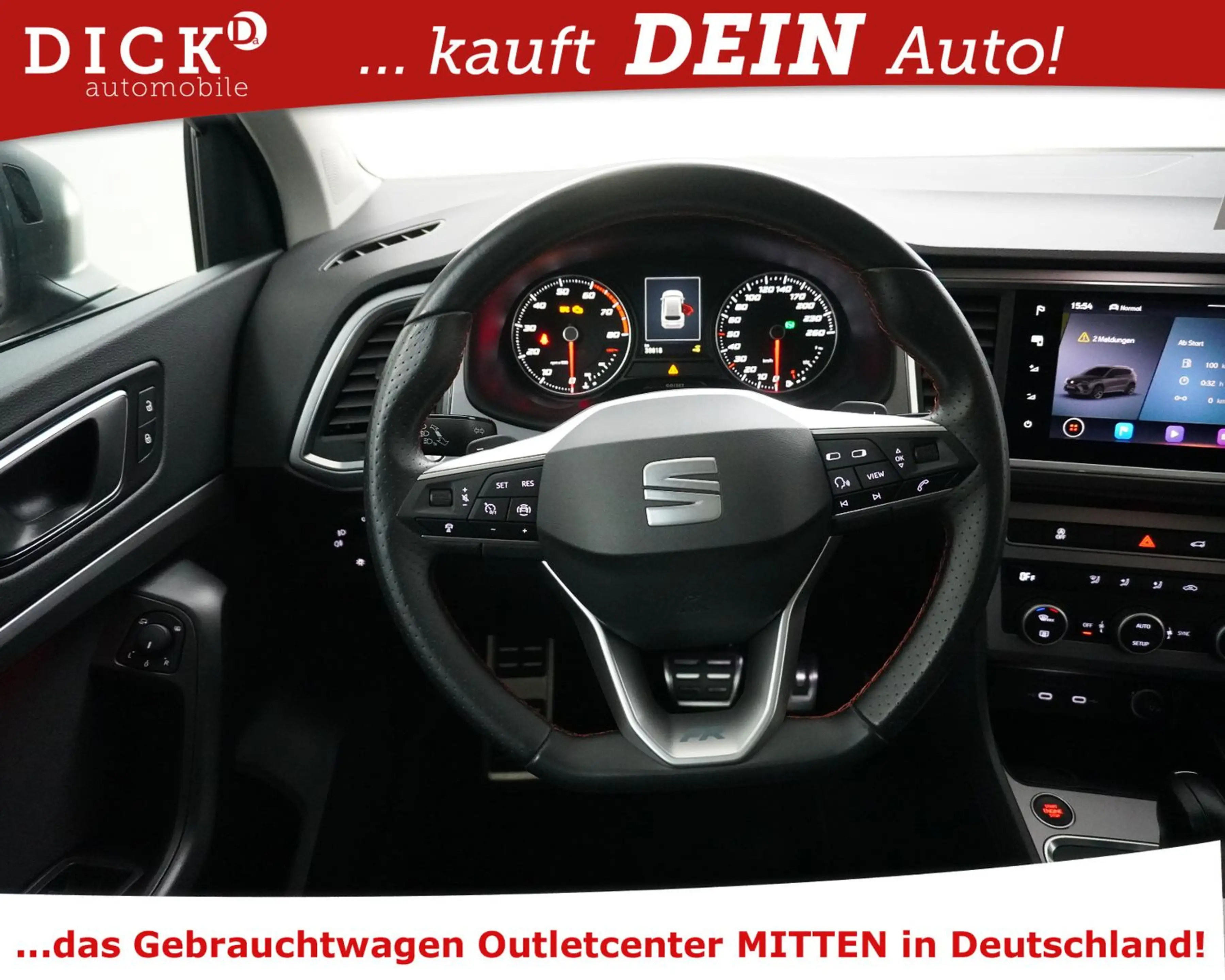 SEAT Ateca 1.5TSI DSG FR PANO+KAM+LED+ALCANT+ACC+18" — photo 15