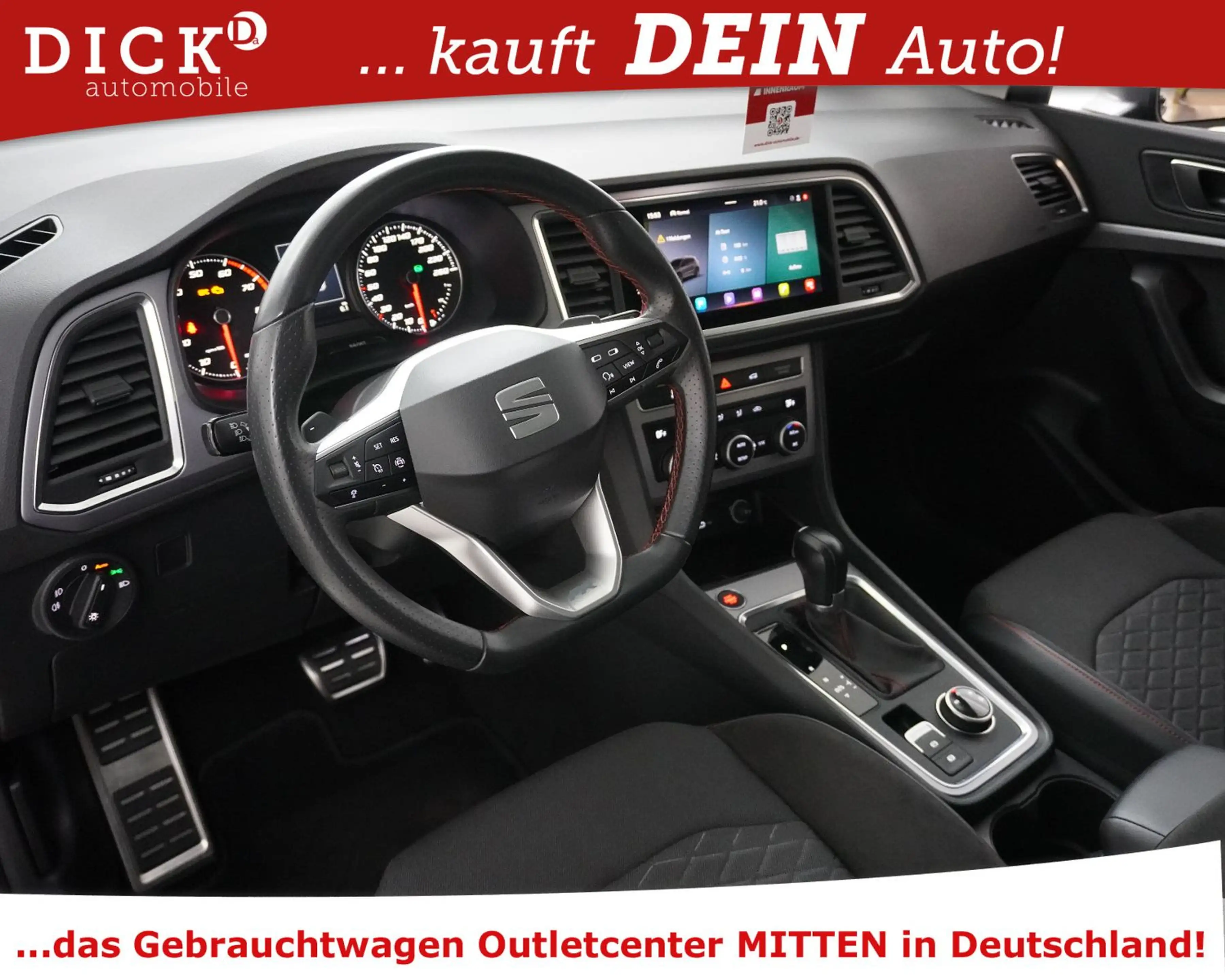 SEAT Ateca 1.5TSI DSG FR PANO+KAM+LED+ALCANT+ACC+18" — photo 10