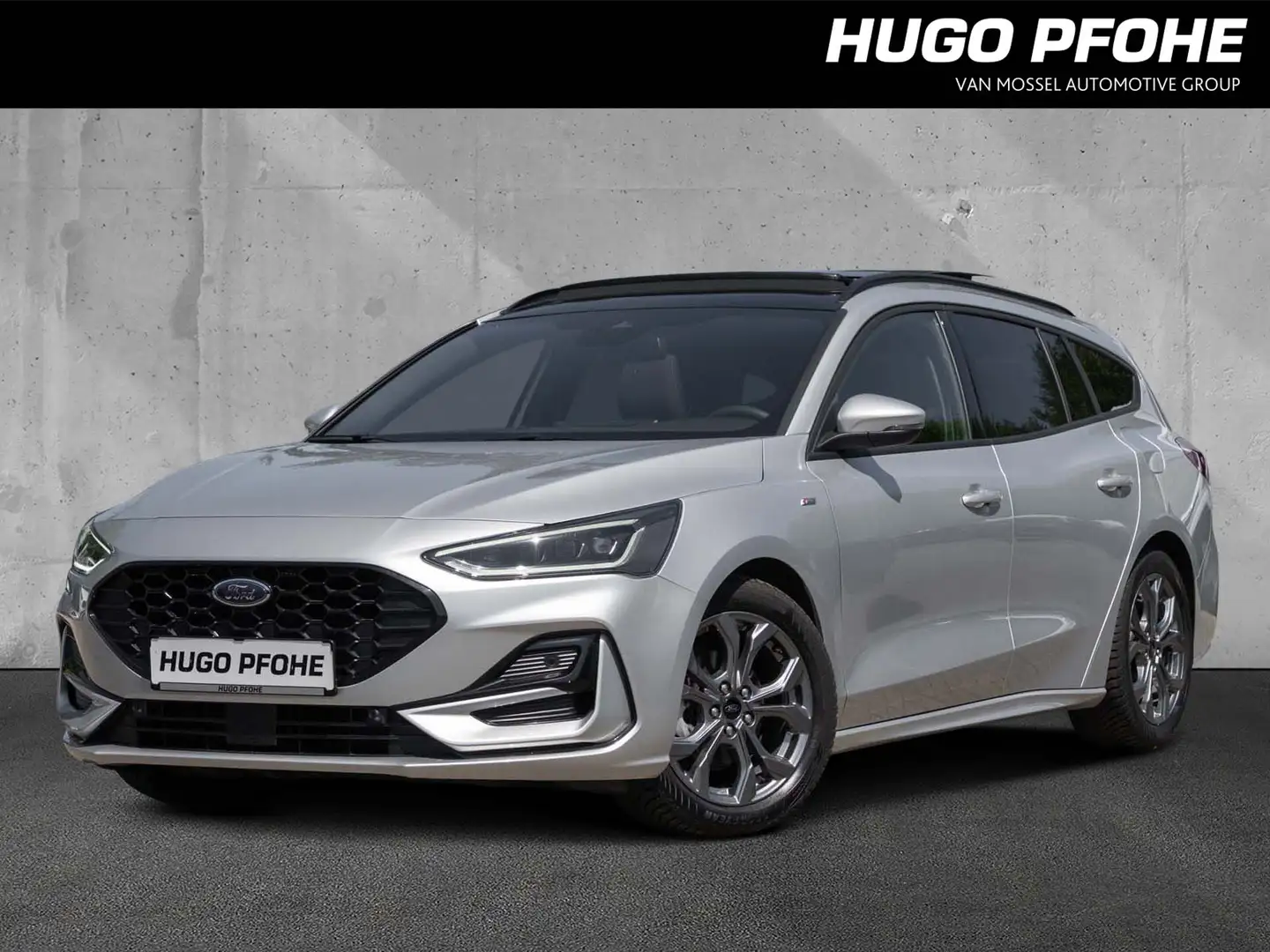 Ford Focus ST-Line 1.0 EcoBoost Hyb. 114kW Tur. AT Turnier. 5 Argent - 1