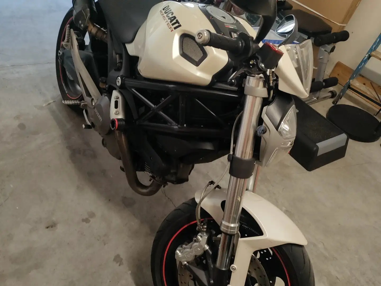Ducati Monster 696 696+ scarico Leovince Fehér - 2