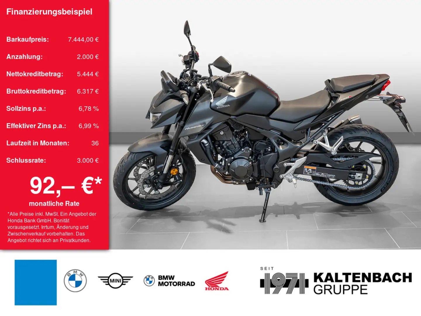 Honda CB 750 Hornet LED SCHEINWERFER Fekete - 1